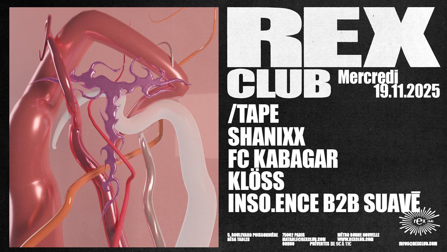 Tape: Shanixx, Fc Kabagar, Klöss, Inso.Ence B2B Suave