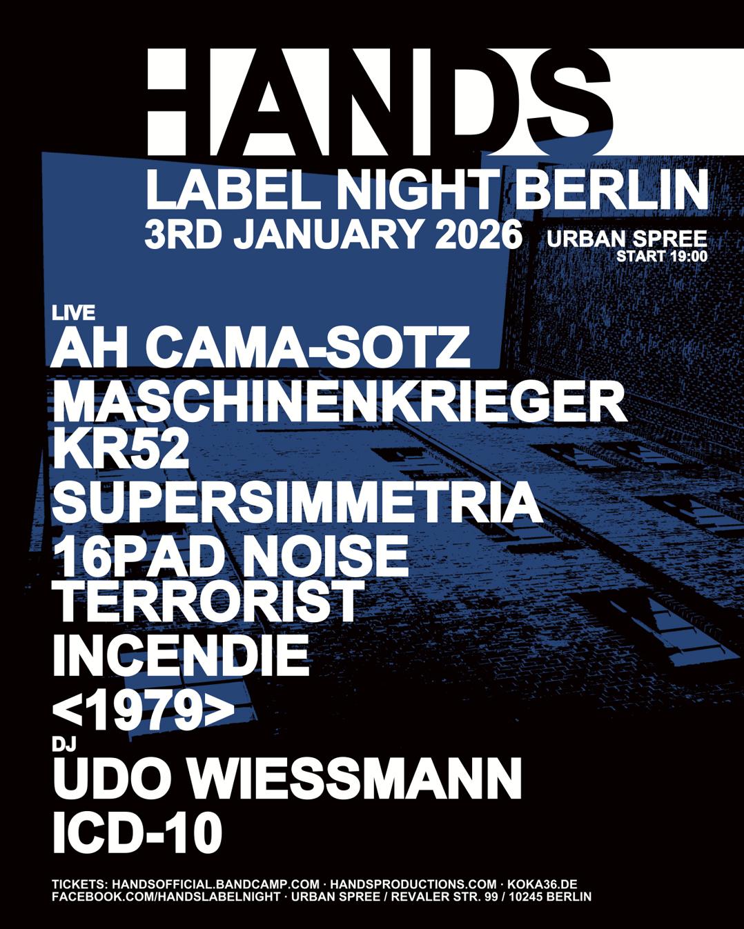 Hands Label Night Berlin