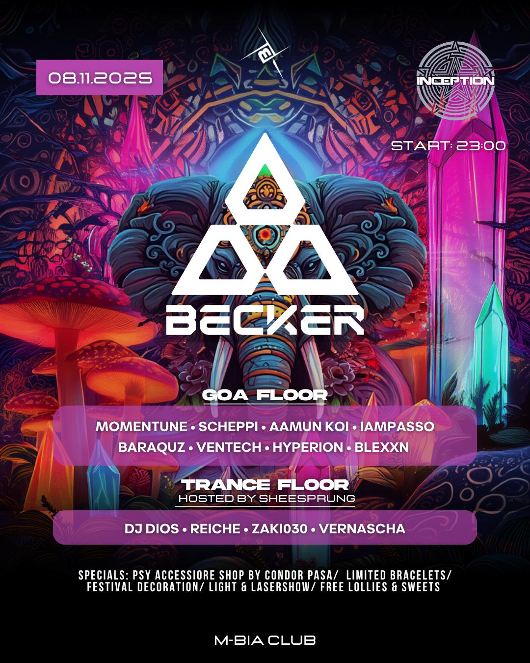 Inception W/Becker - First Time In Berlin