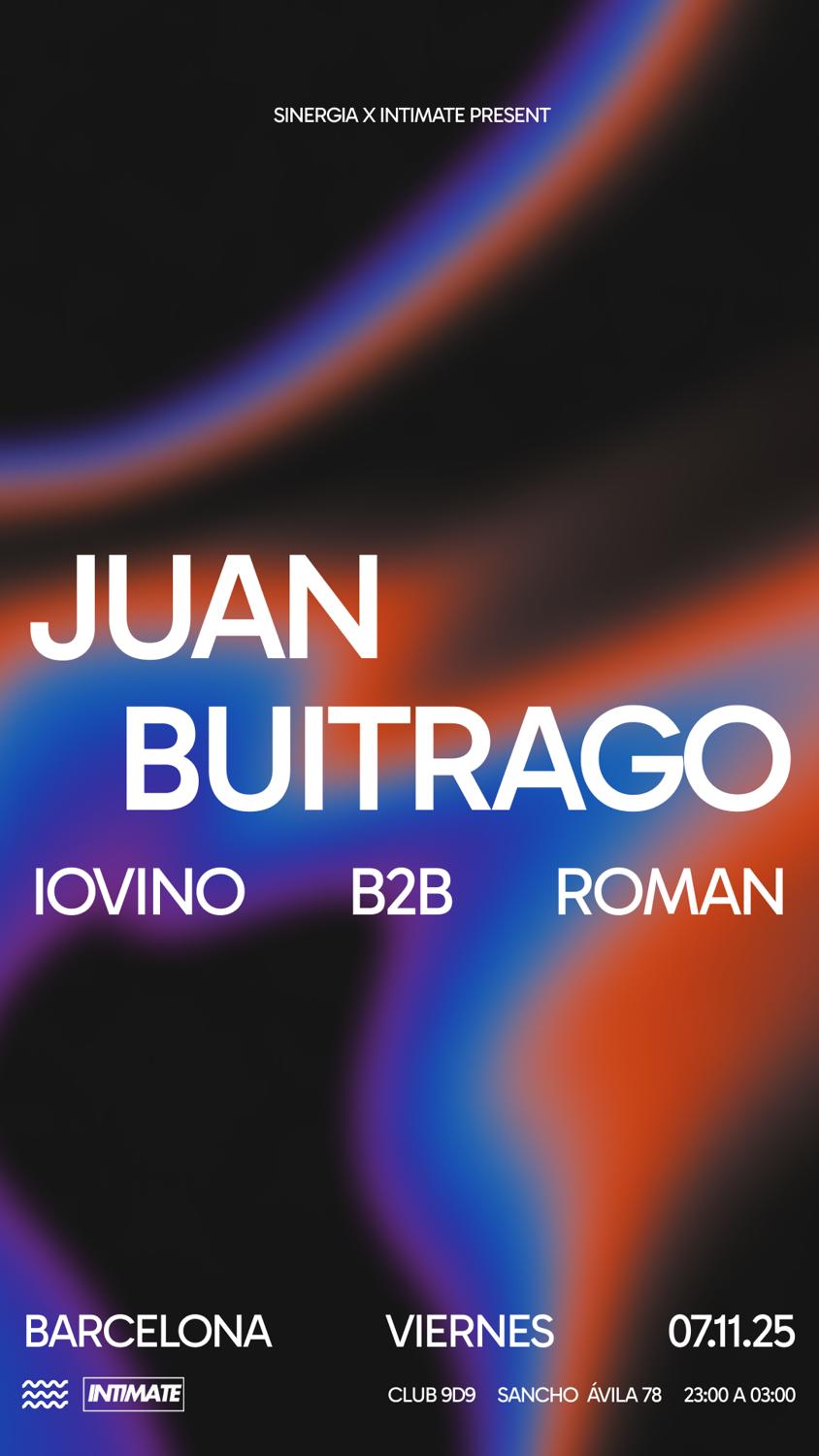 Sinergia X Intimate Pres. Juan Buitrago, Roman B2B Iovino