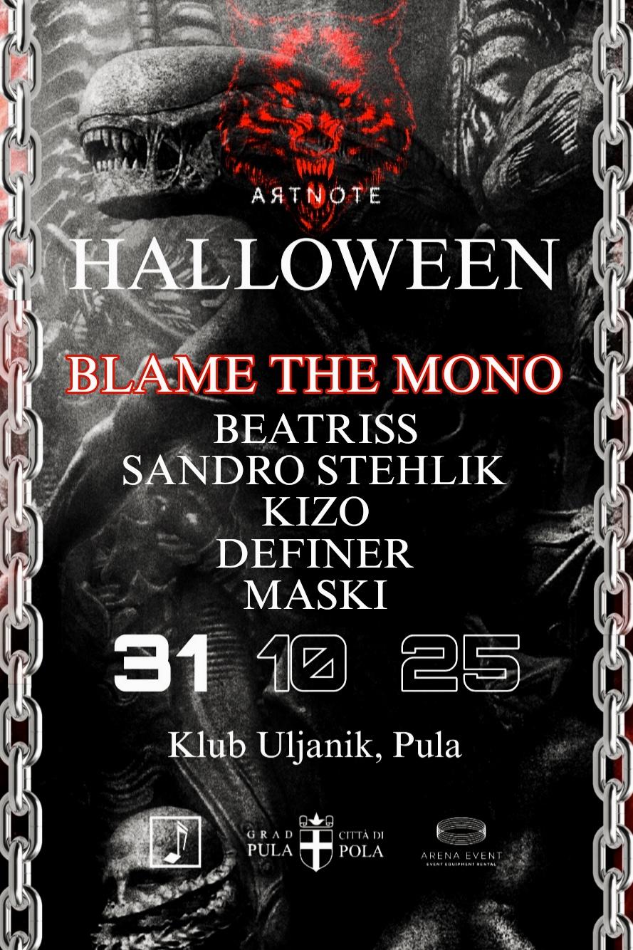 Artnote Pres Halloween W/Blame The Mono