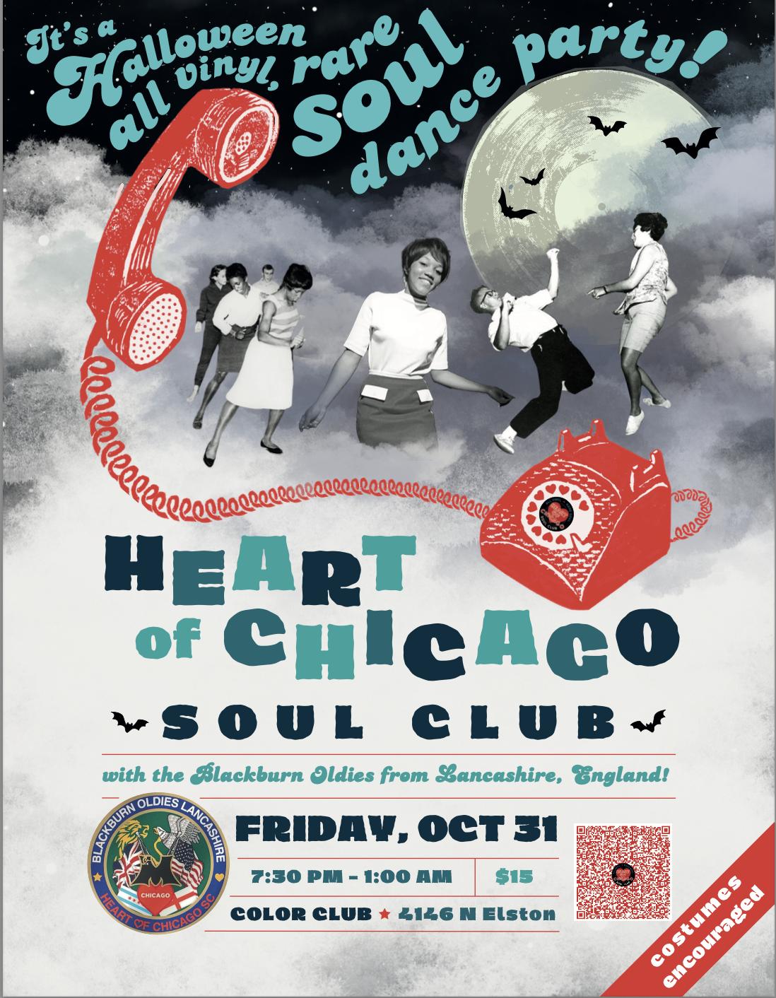 Halloween Heart Of Chicago Soul Club, All Vinyl, Rare Soul, Dance Party