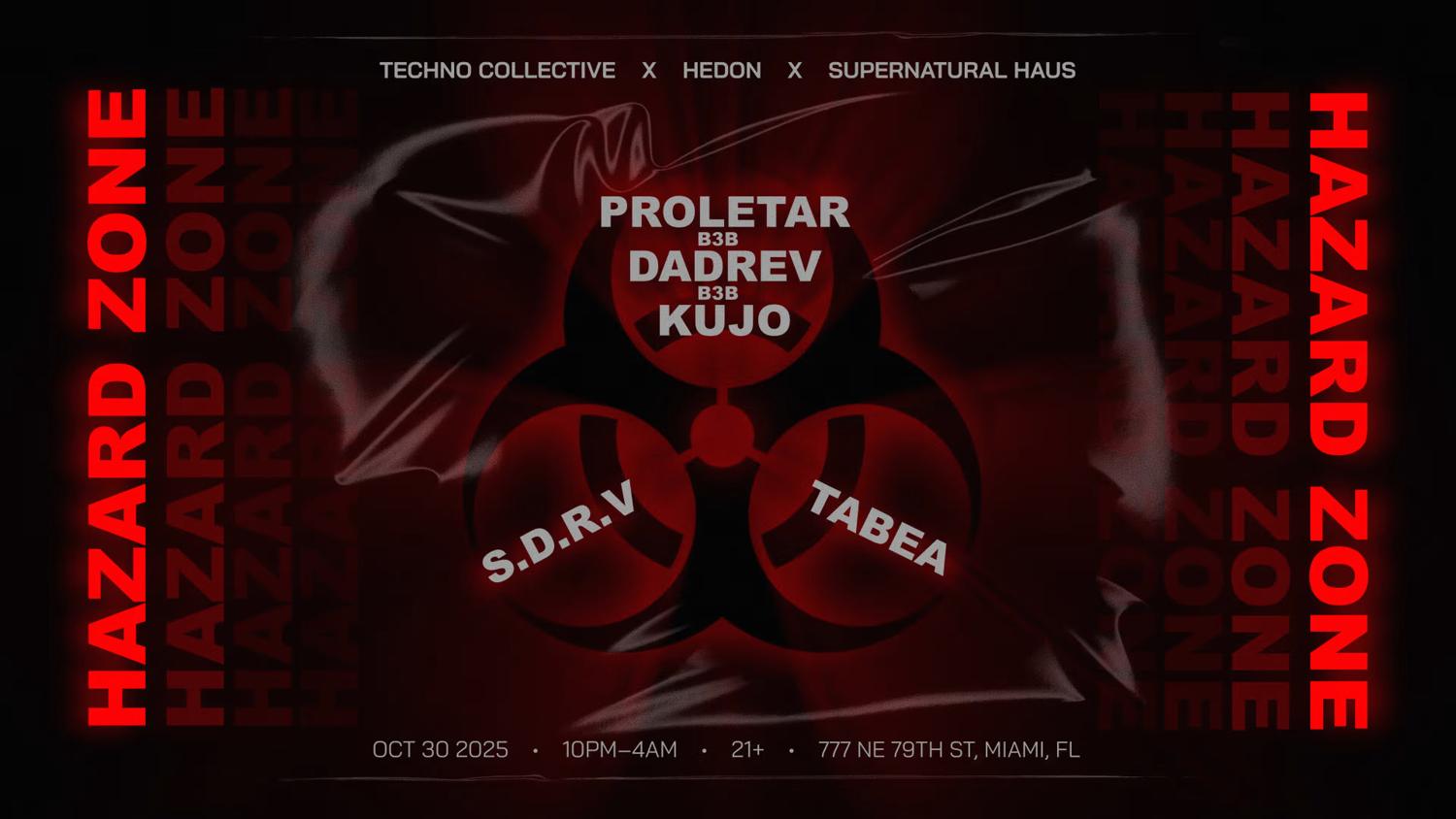 Techno Collective X Hedon: Hazard Zone