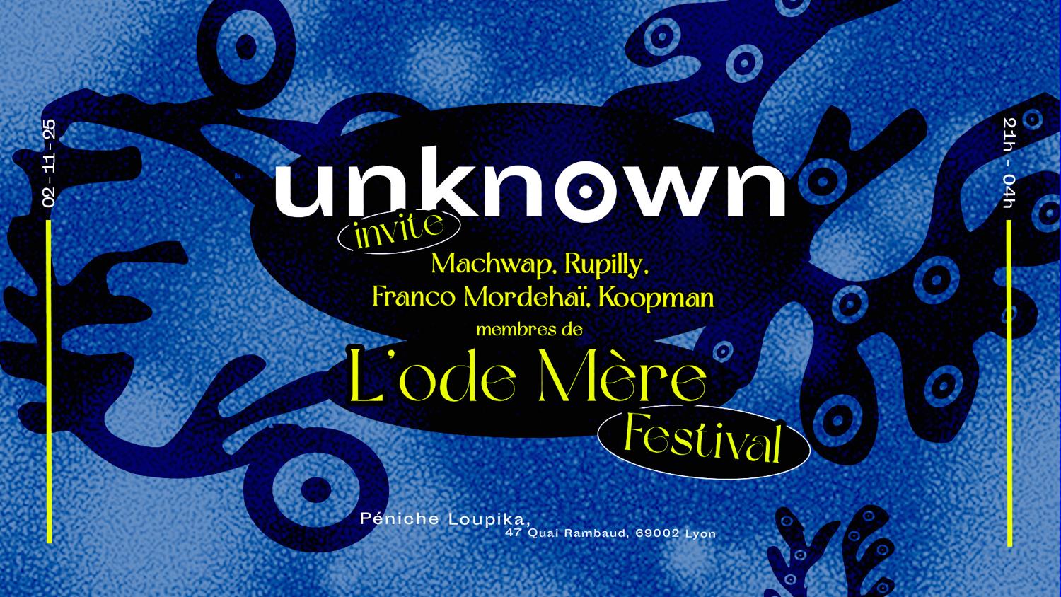 Unknown Invite ⊚ L'Ode Mère Festival