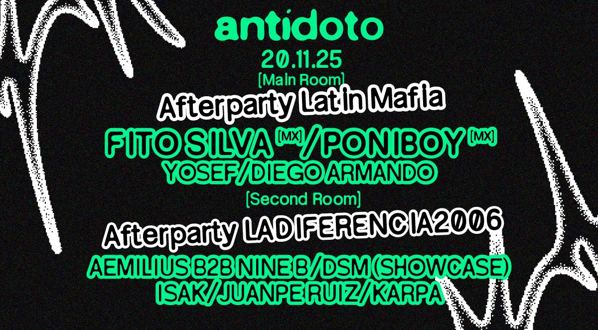 Antidoto Club: Latin Mafia + Ladiferencia2006 Afterparty