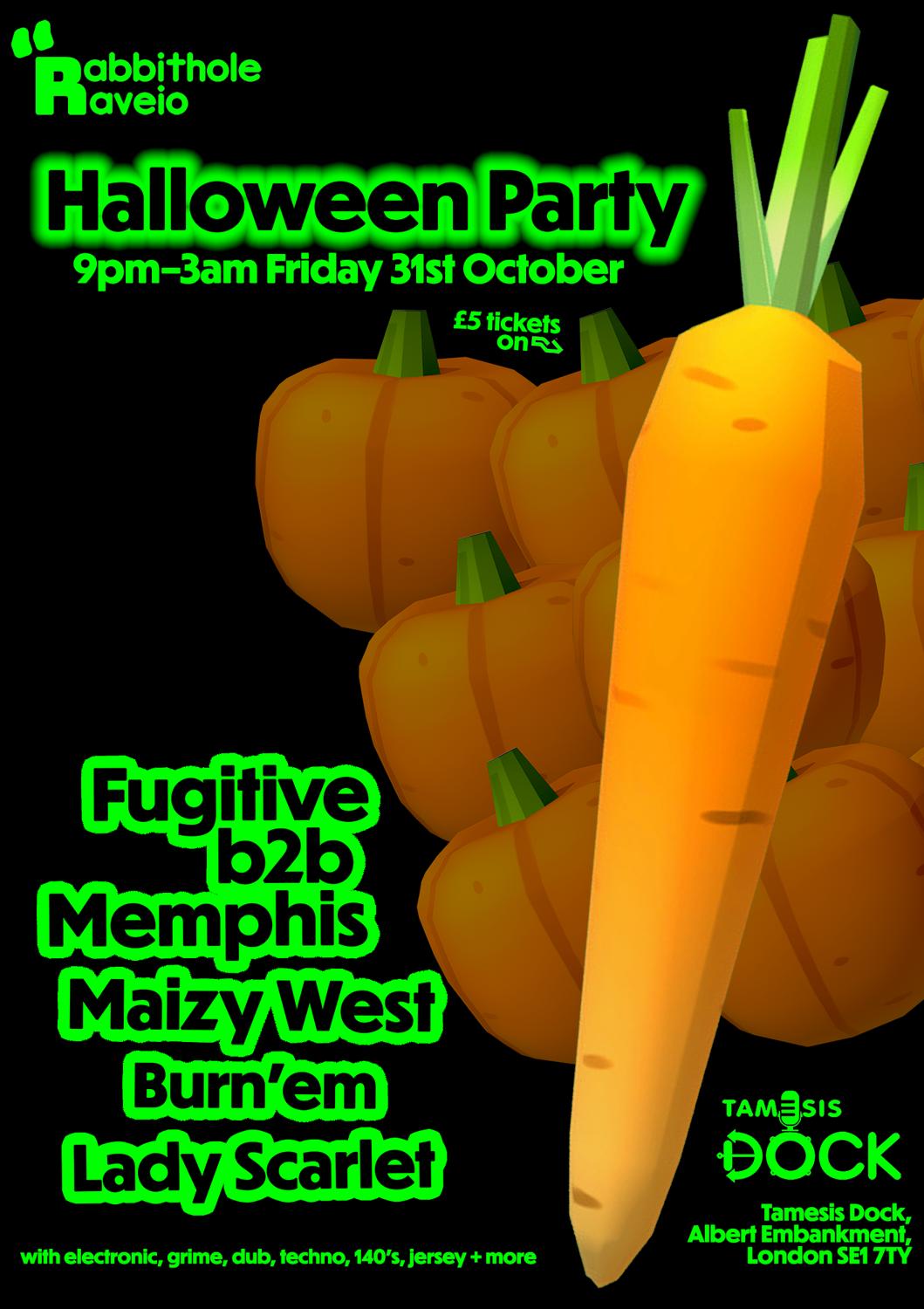 Rabbithole Rave-Io Halloween Party