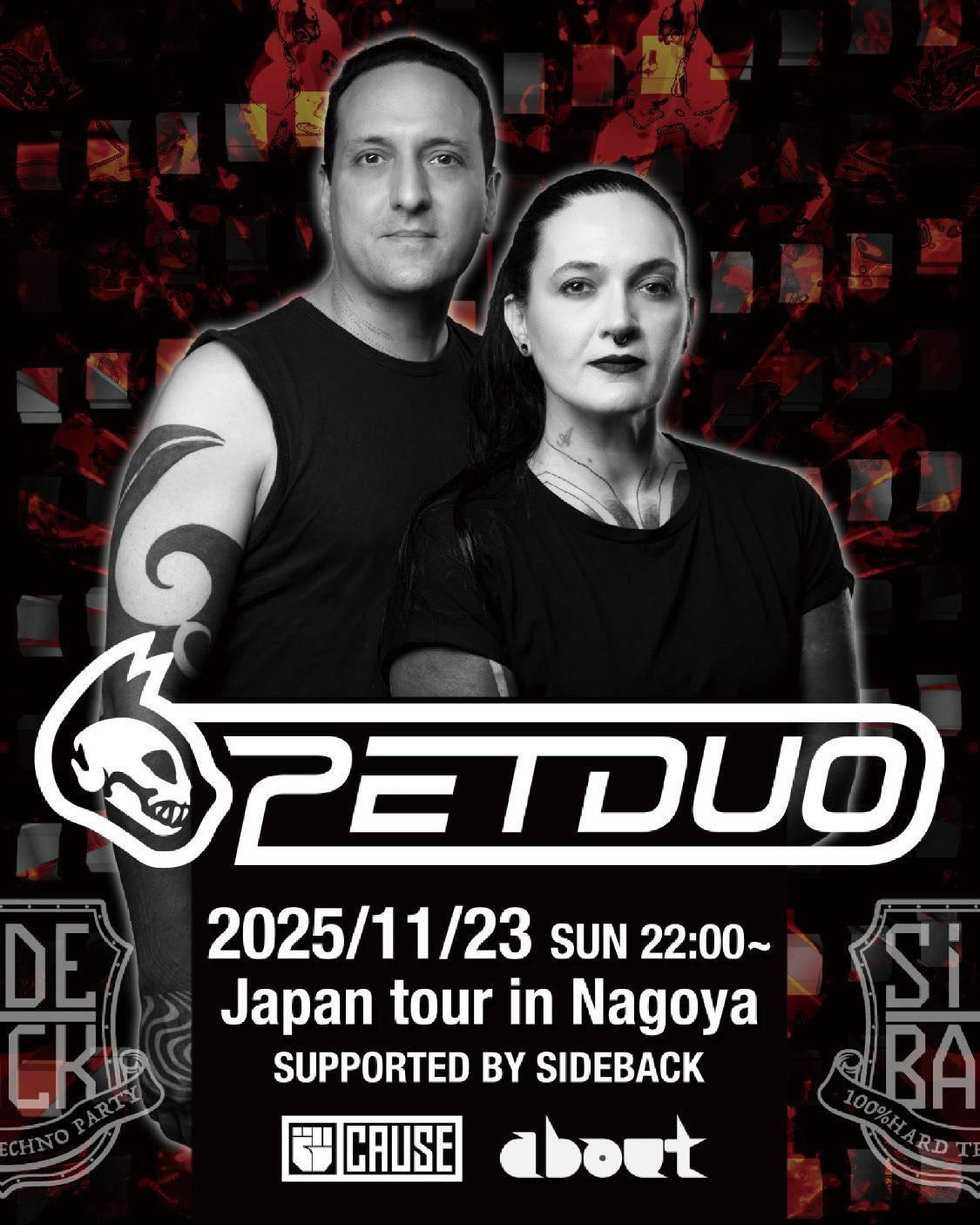 Petduo Japan Tour 2025 In Nagoya Supported By Sideback