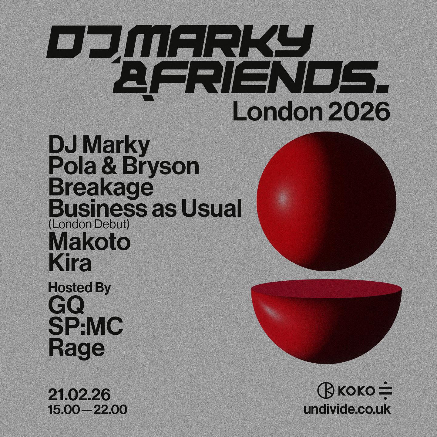 Dj Marky & Friends London 2026