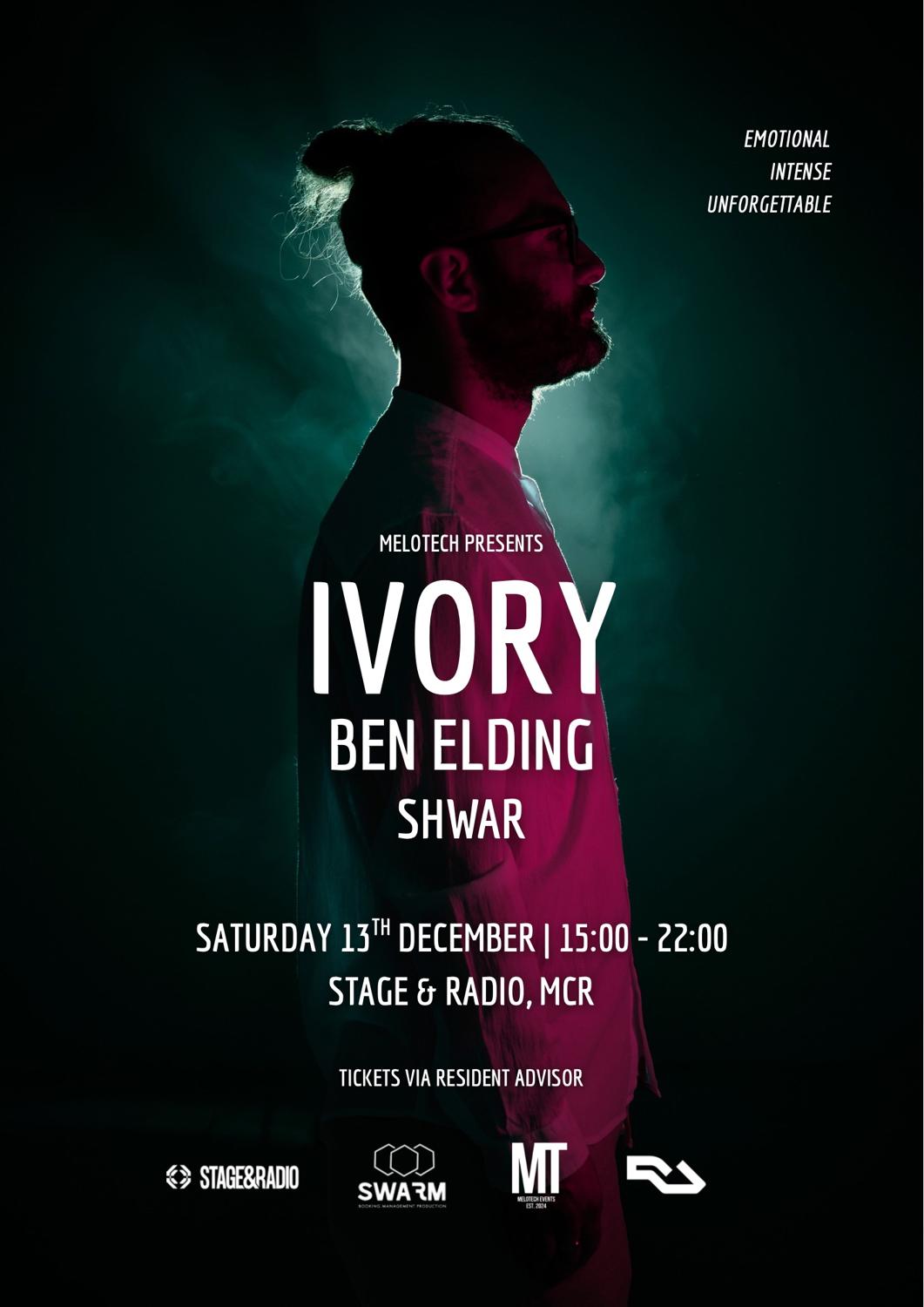 Melotech Presents Ivory (It) + Ben Elding