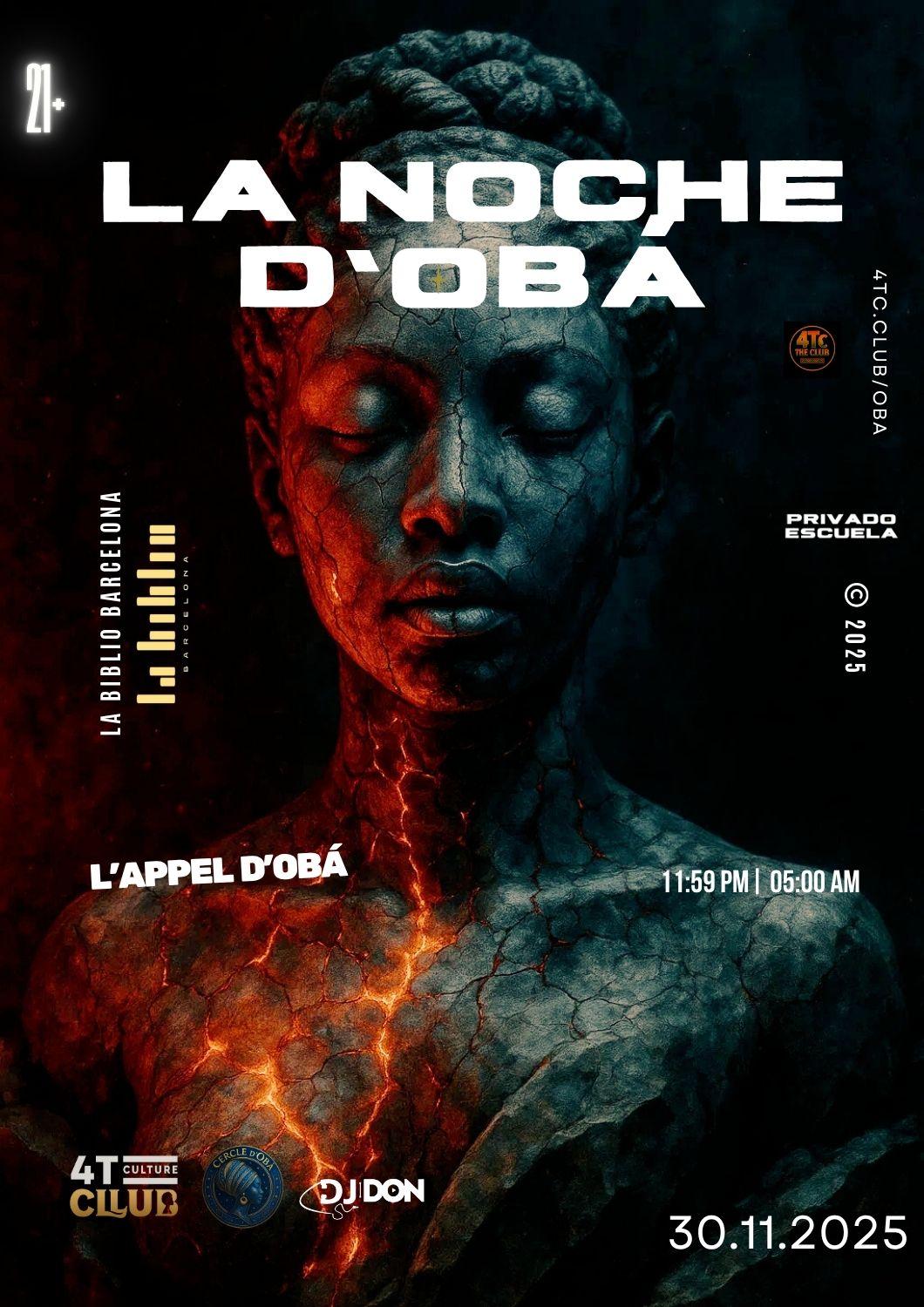 La Noche D'Obá, En La Biblio Barcelona