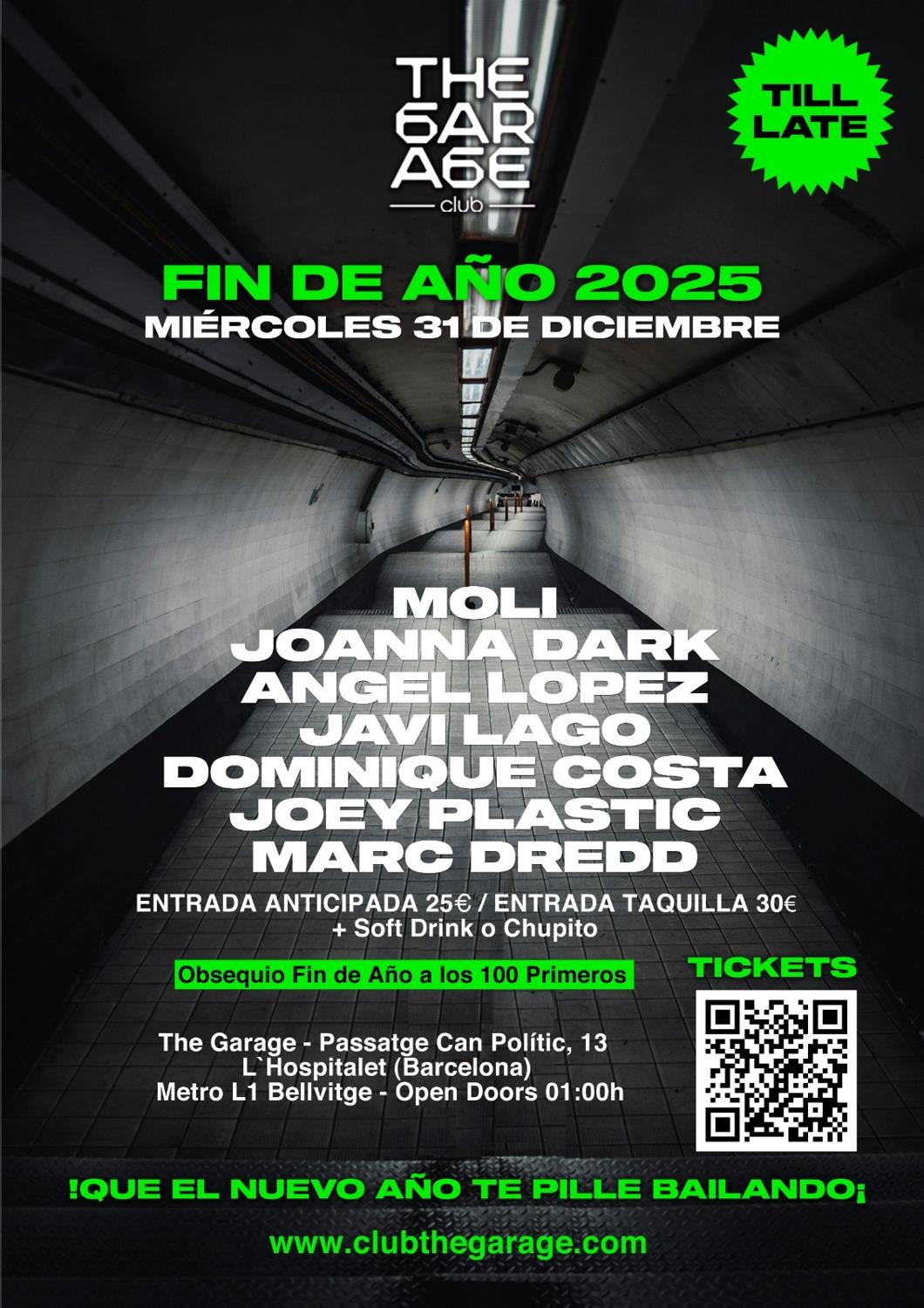 The Garage Presents: New Year 2025