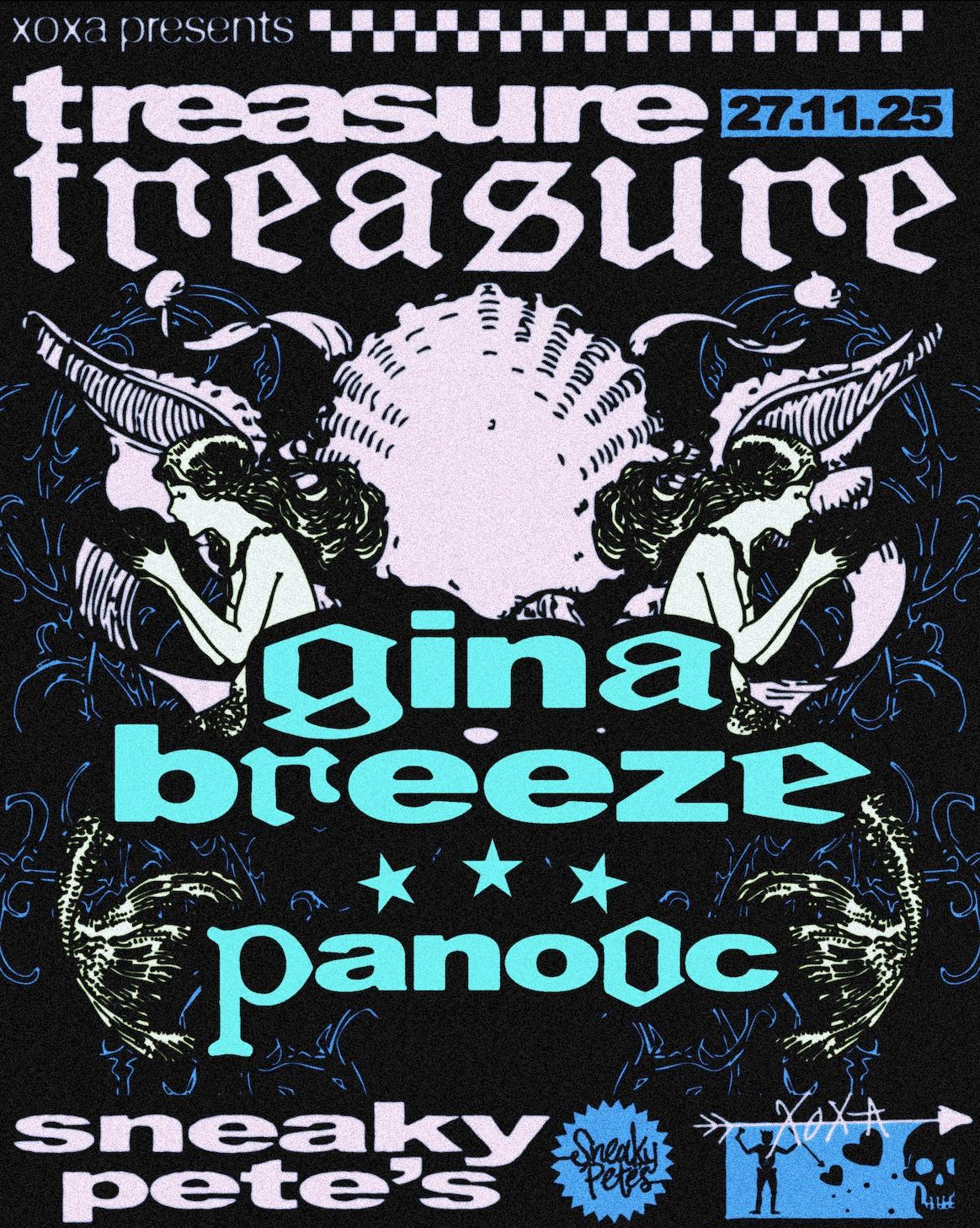 Treasure, Treasure: Gina Breeze (Manchester) & Panooc