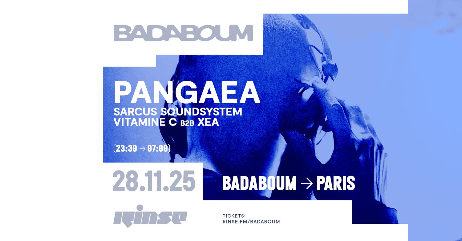 Club — Rinse: Pangaea, Vitamine C & Xea, Sarcus Soundsystem