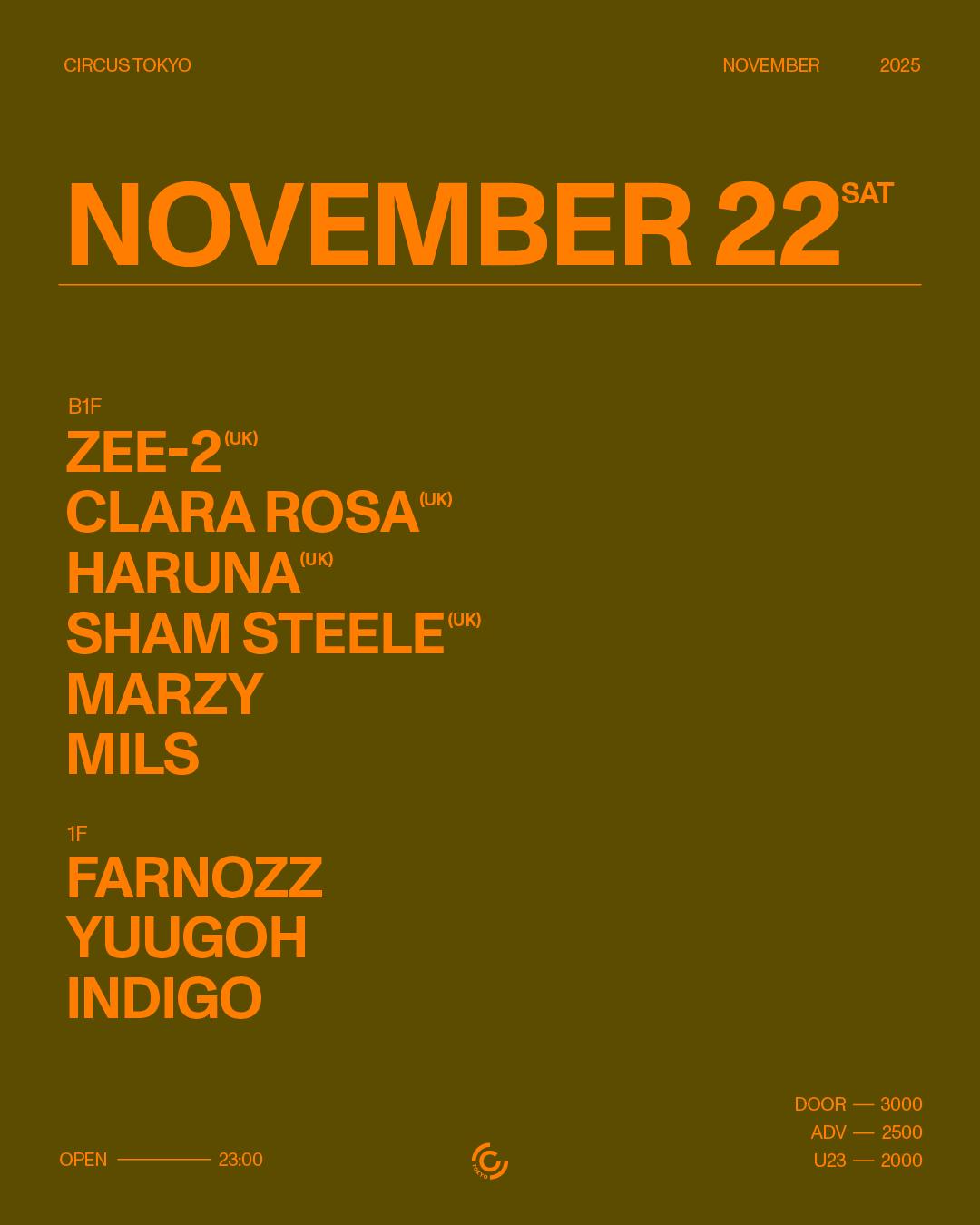Zee-2, Clara Rosa, Haruna, Sham Steele