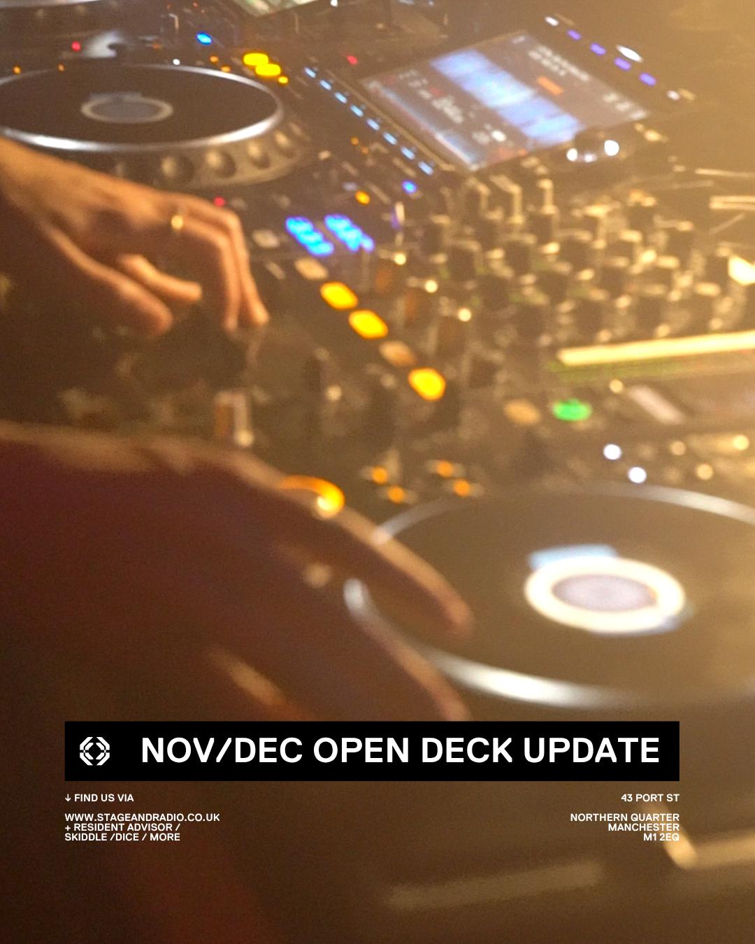 Stage & Radio: Open Deck Wednesdays - House & Garage