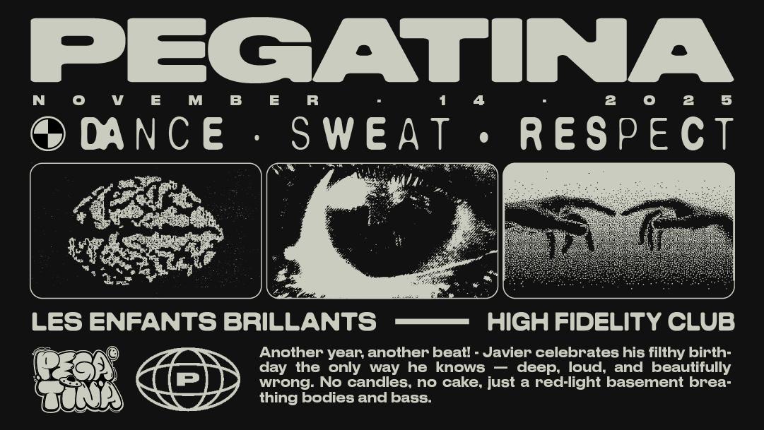 Pegatina Pres. Linja Live + Javier Carballo Bday