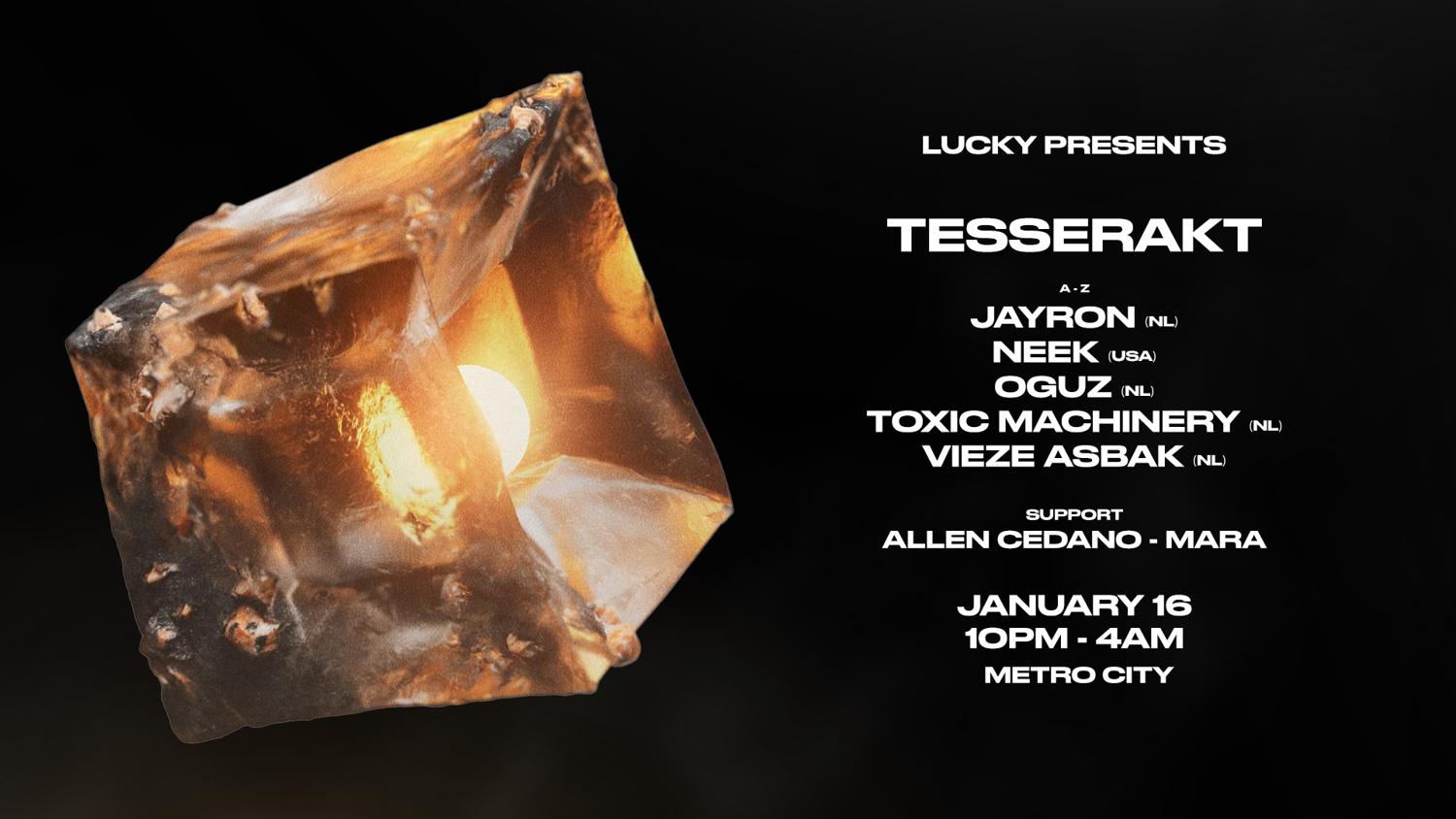 Tesserakt Festival (Perth) Ft Oguz, Vieze Asbak, Neek, Toxic Machinery + More