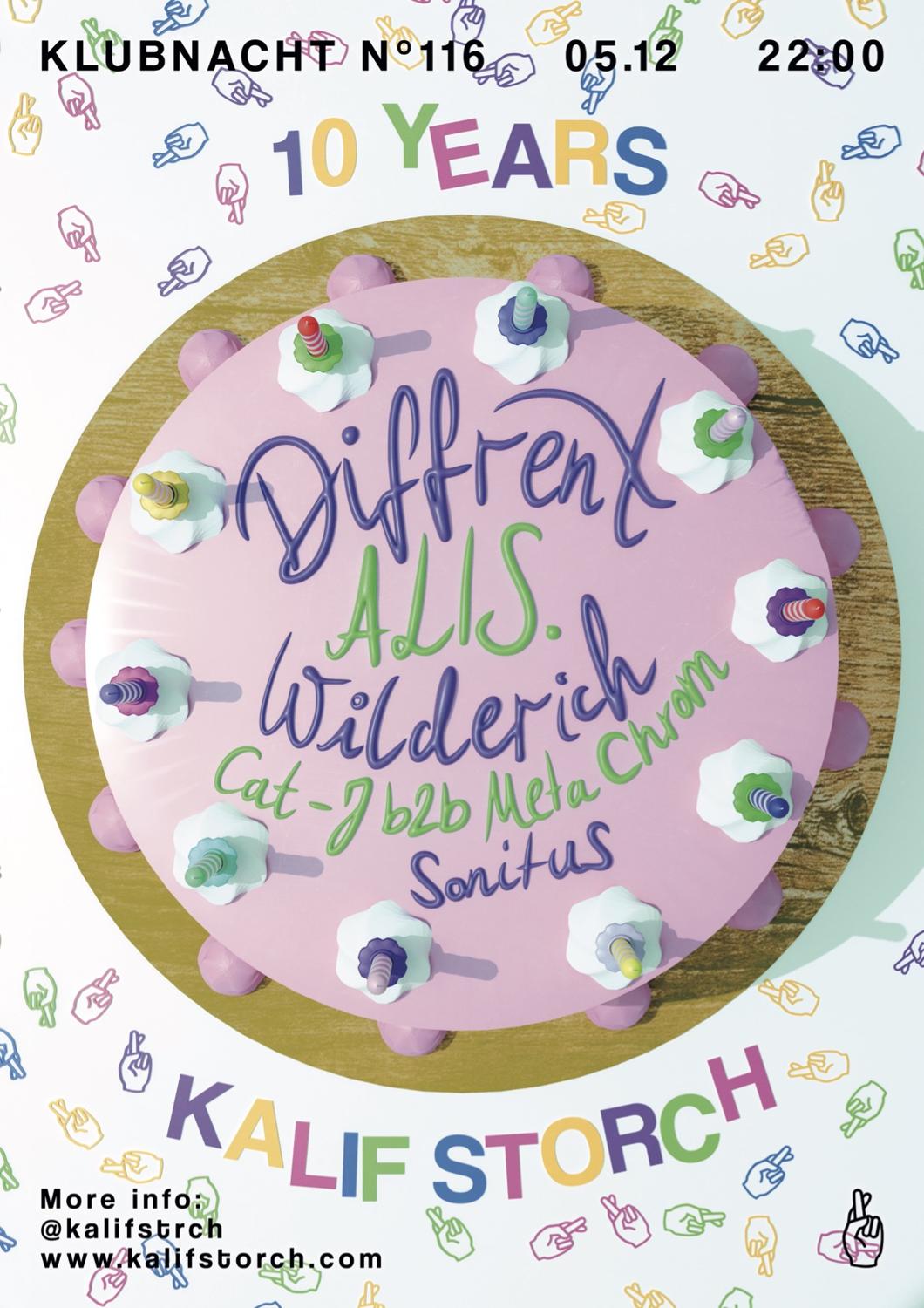 Klubnacht N°116 - Diffrent, Wilderich