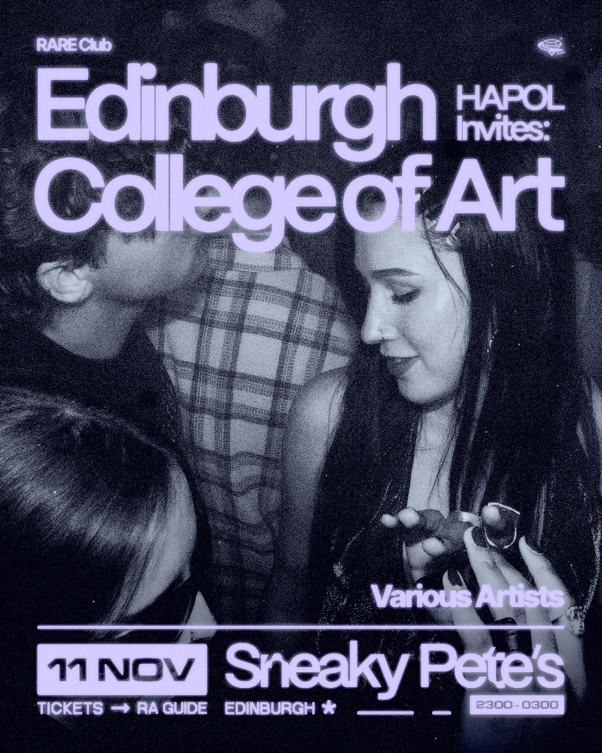 Rare Club // Hapol Invites Edinburgh College Of Art