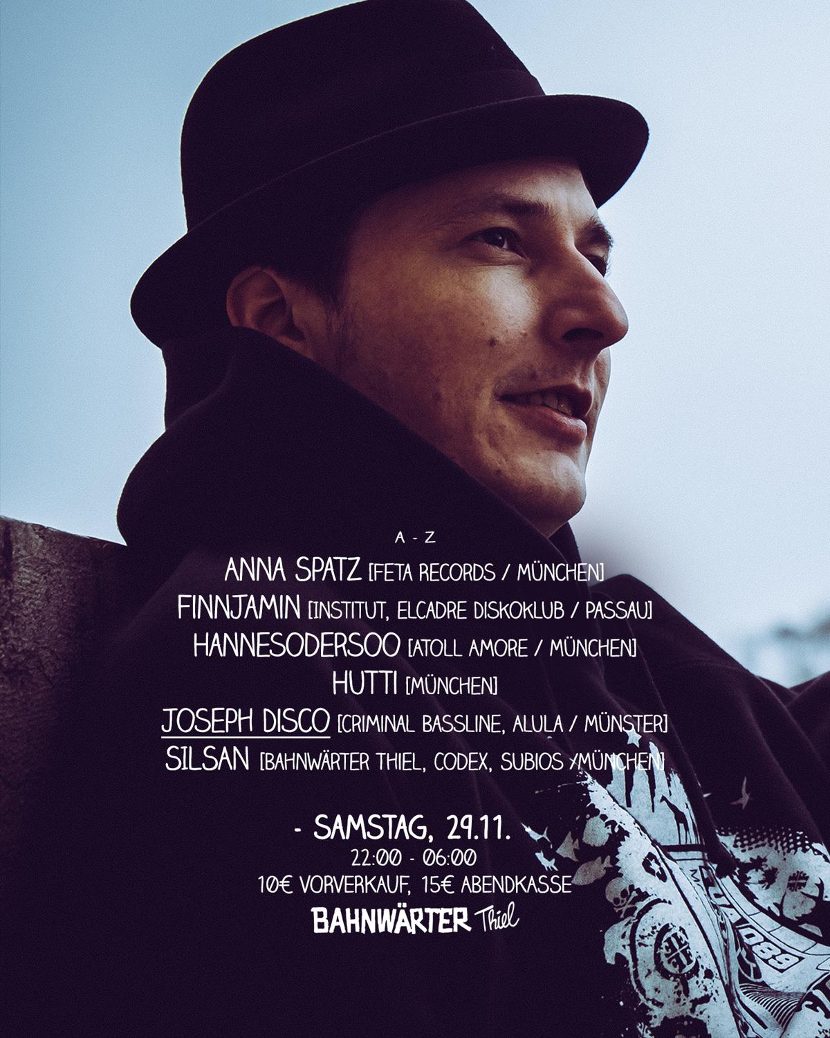 Samstag Mit Joseph Disco | Bahnwärter Thiel