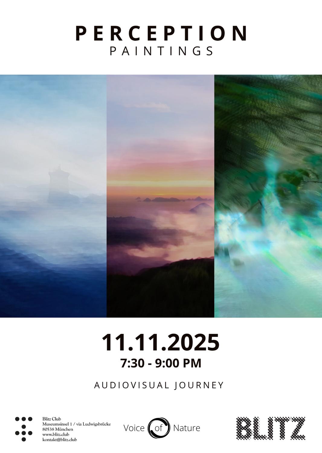 Perception: Paintings [Doors 19:00 / Event 19:30 – 21:00]