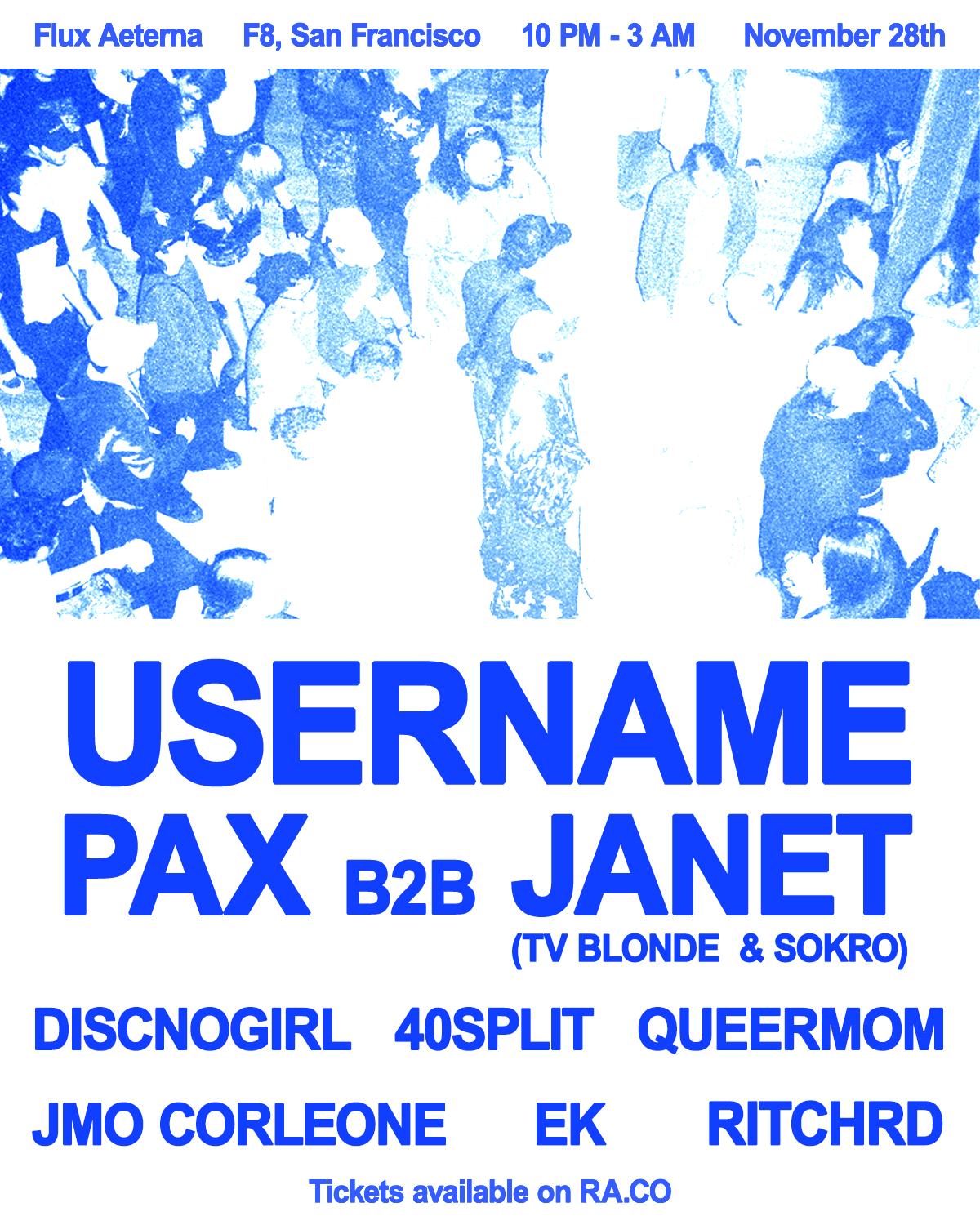 Flux Aeterna: Username