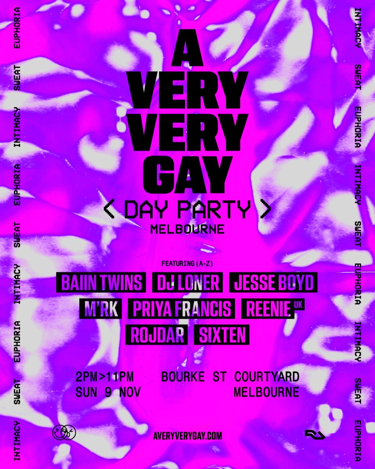 A Very Very Gay Day Party - Melbourne