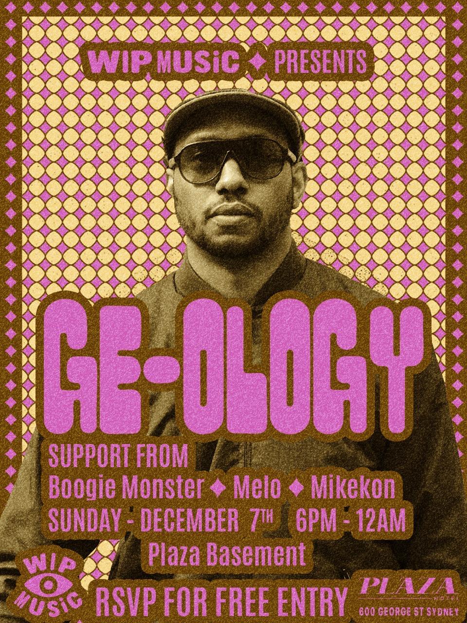 Wip Music Presents Ge-Ology (Nyc)