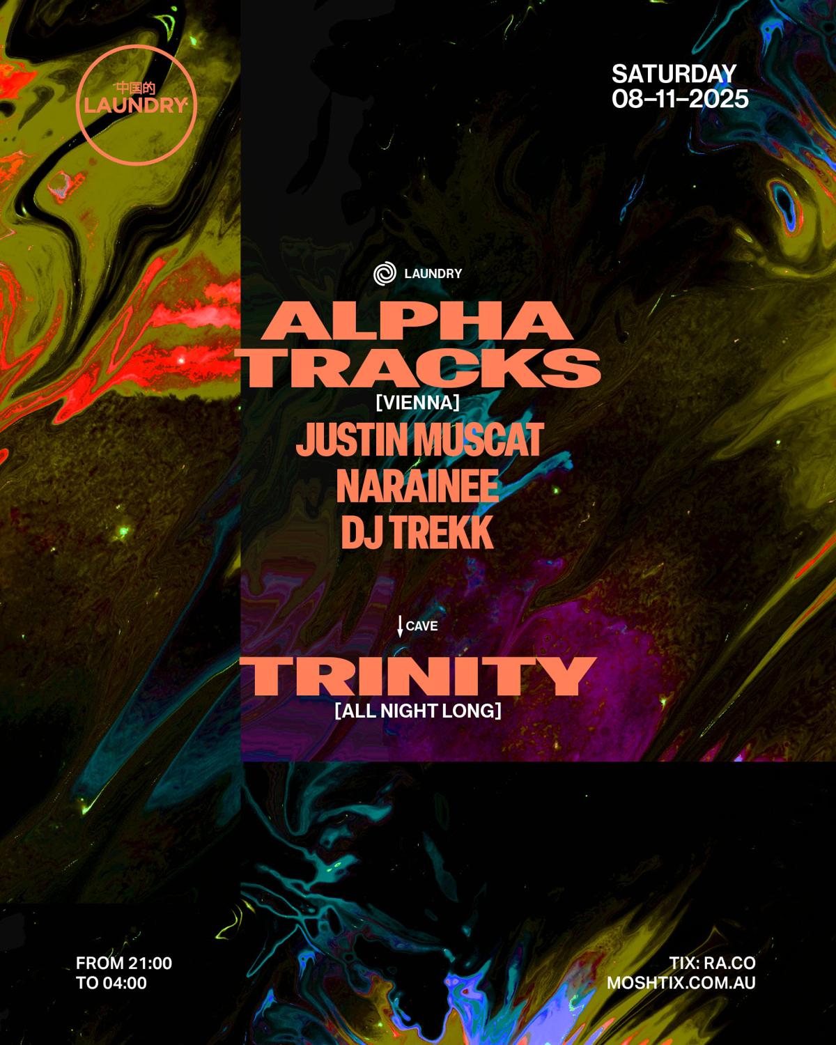 Chinese Laundry Invites Alpha Tracks [At] + Trinity [All Night Long]