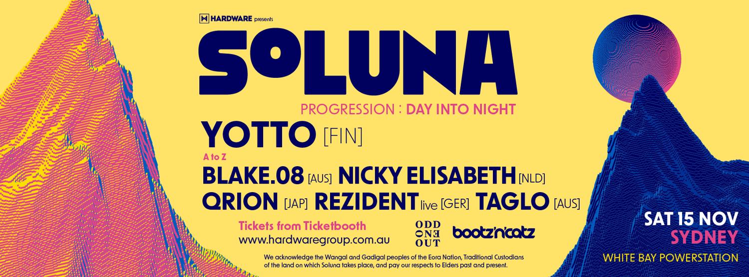 Soluna Sydney Ft Yotto, Rezident, Qrion, Nicky Elisabeth, Blake.08, Taglo