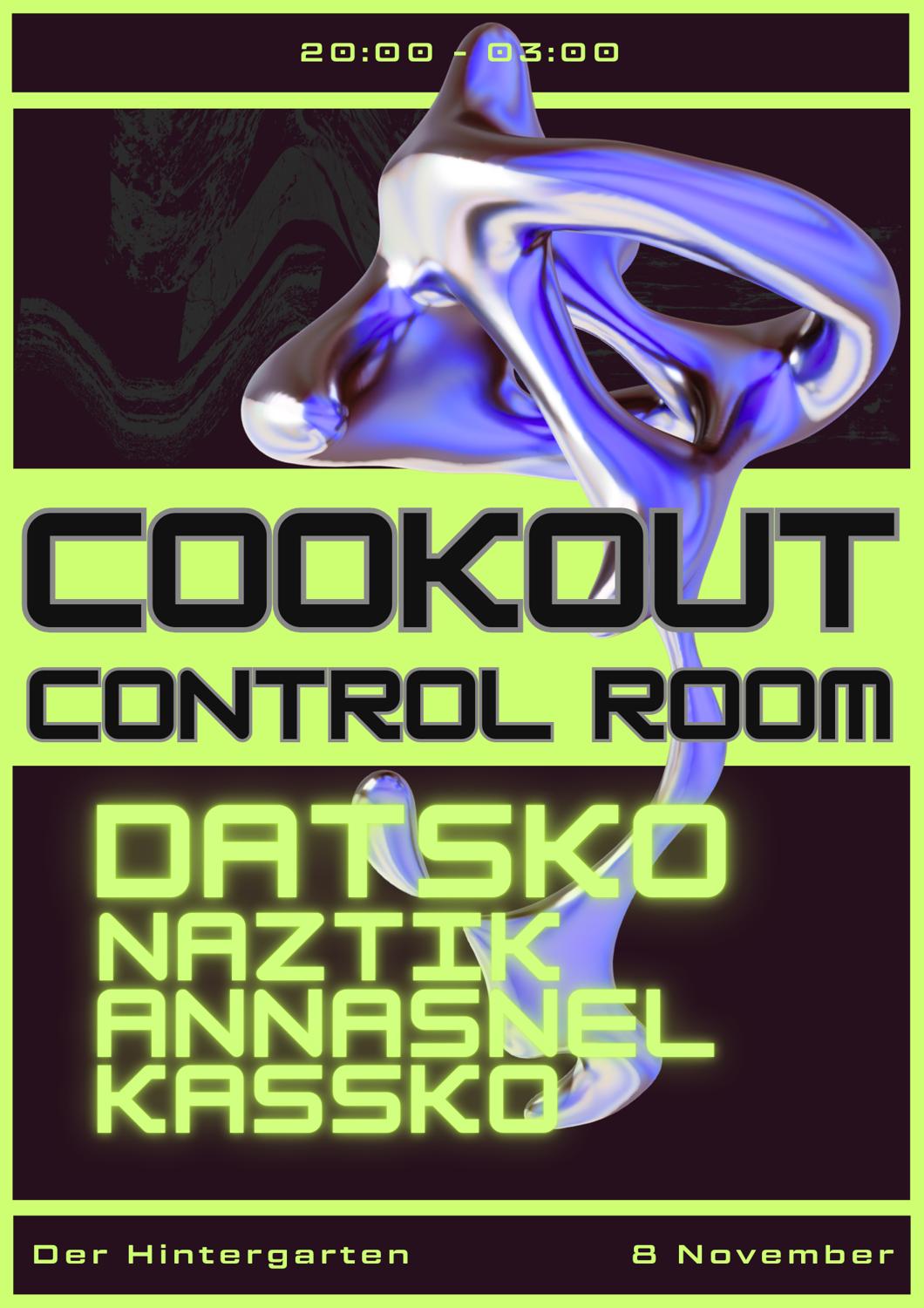 Cookout Control Room Invites: Datsko