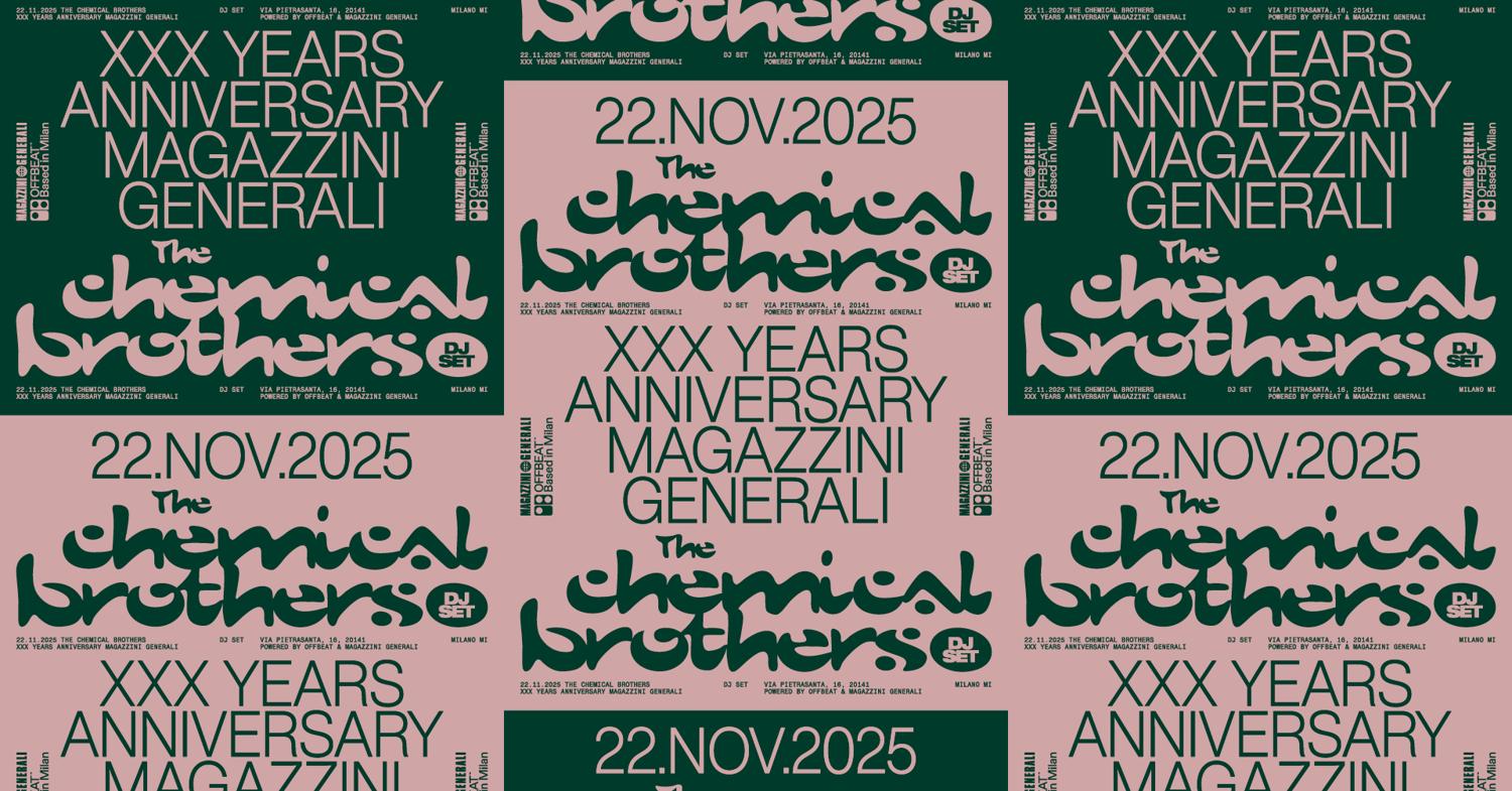 The Chemical Brothers Dj Set - Magazzini Generali Xxx Party