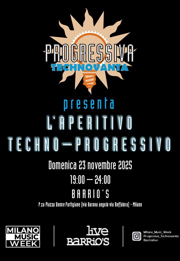 Aperitivo Techno-Progressivo - Milano Music Week