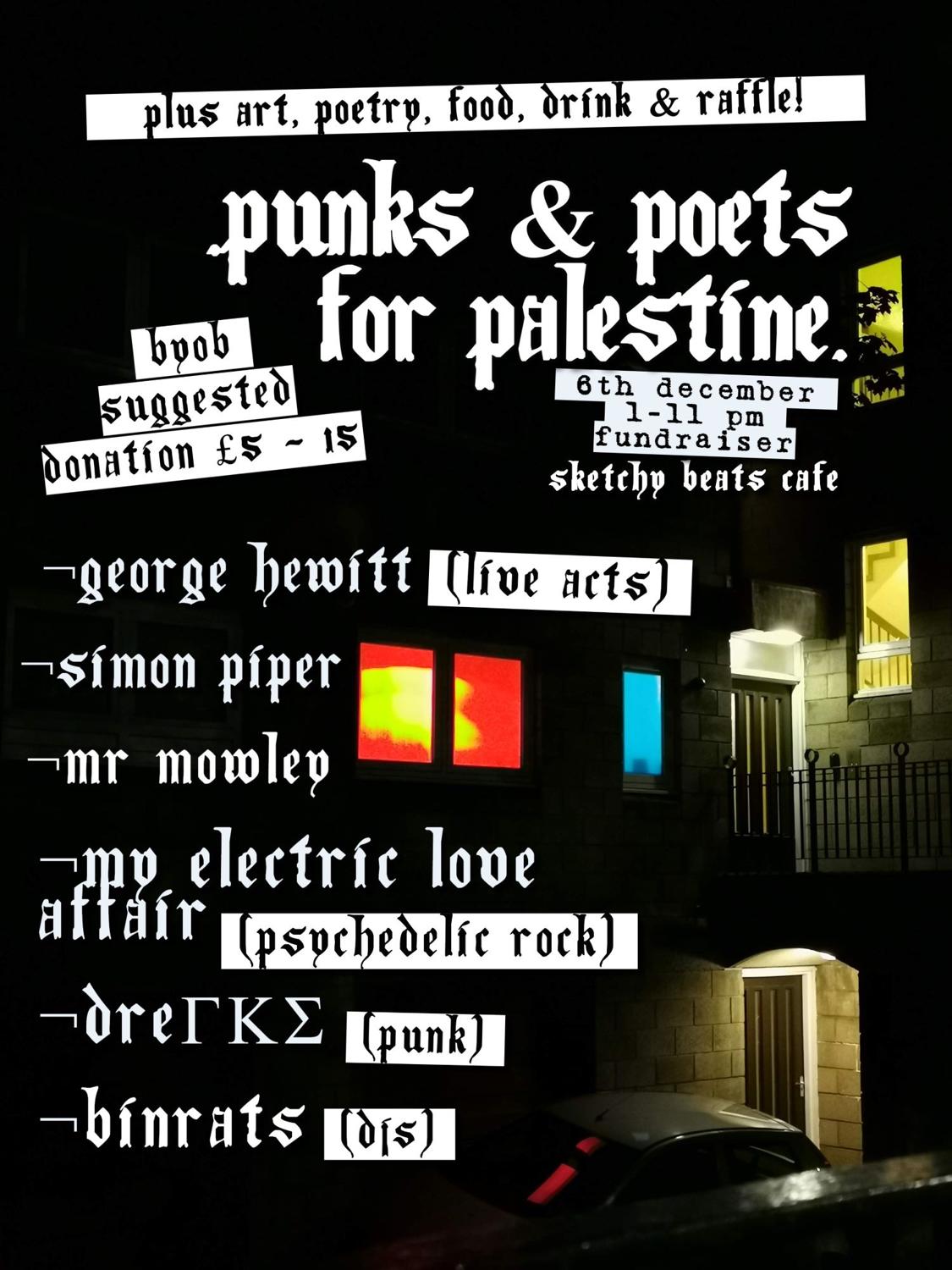 Punks & Poets For Palestine
