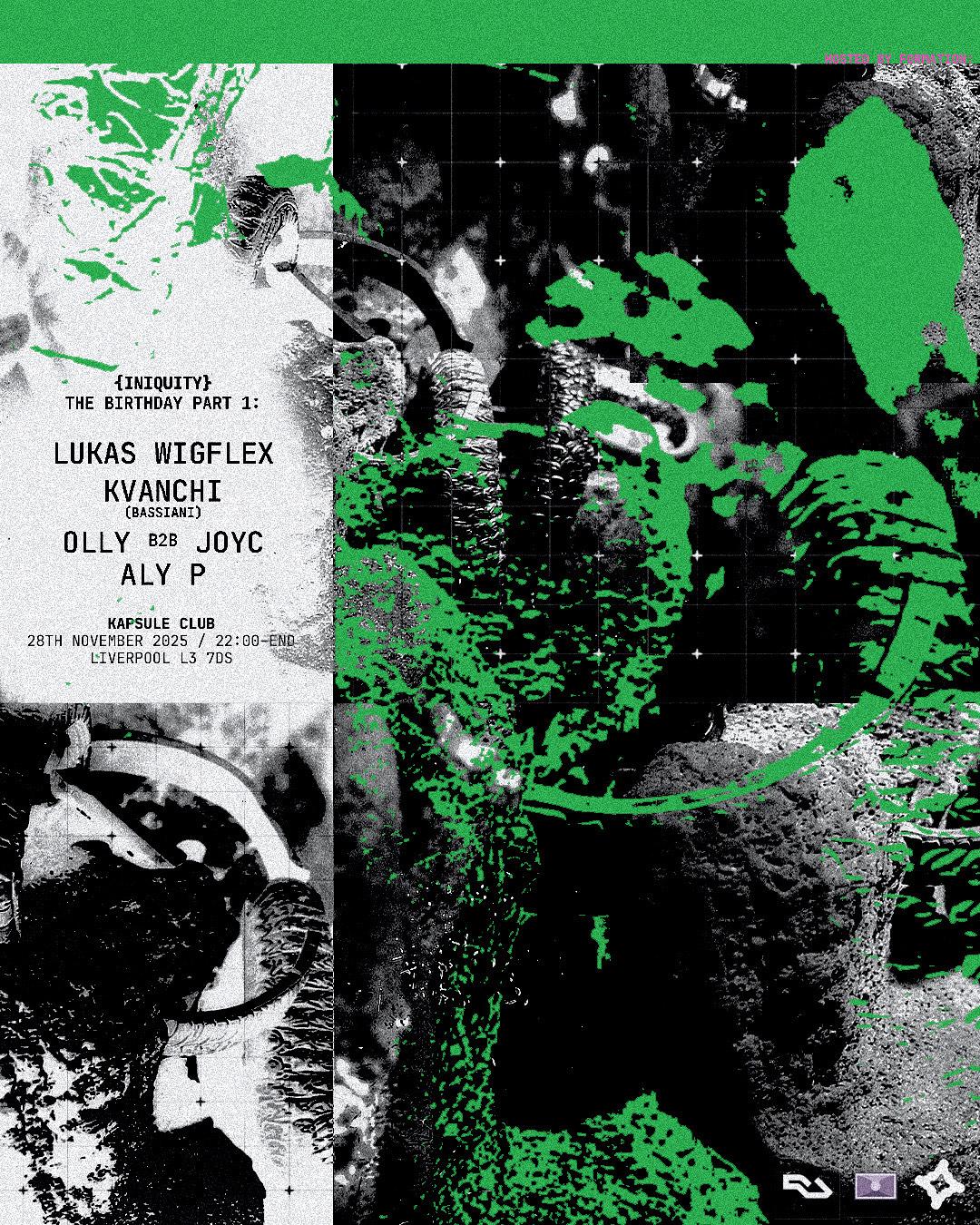 Iniquity ~ The Birthday {Part 1}: Lukas Wigflex, Kvanchi, Olly B2B Joyc, Aly P 