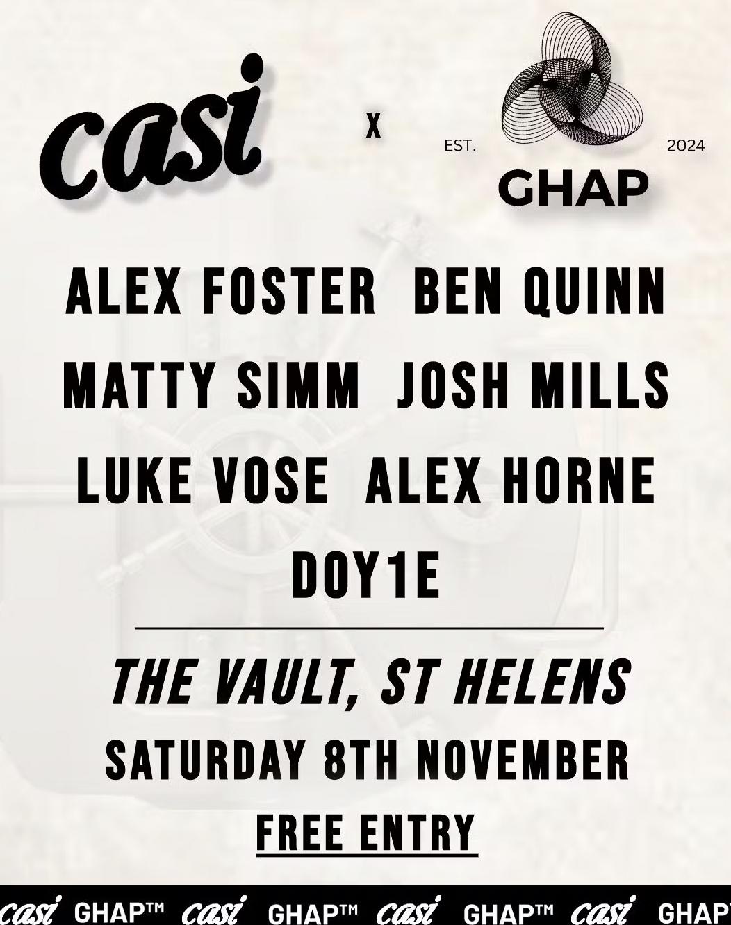 Casi X Ghap: At The Vault