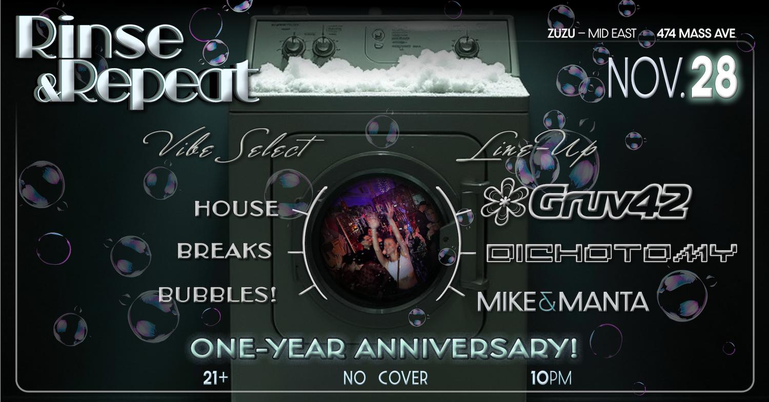 R&R: House Music & Bubbles With Gruv42, Dichotomy, Mike & Manta - 1 Year Anniversary