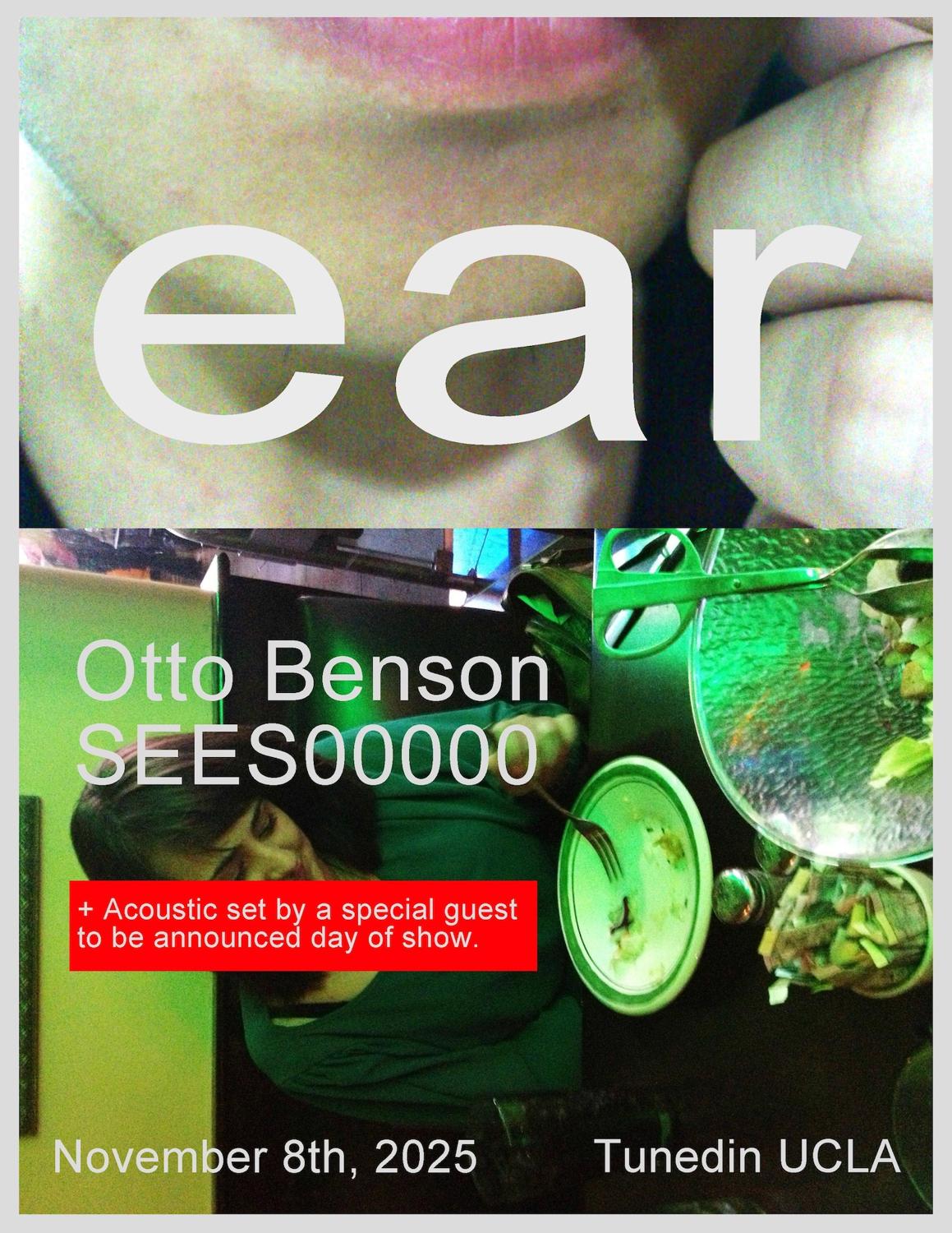 Tunedin Ucla Presents: Ear, Sees00000, Otto Benson, And Special Guests