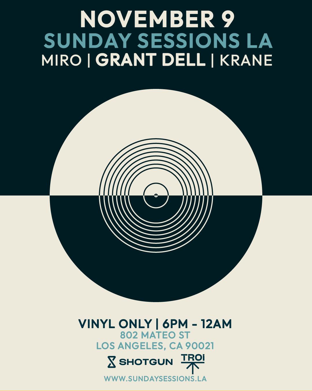 Grant Dell @ Sunday Sessions La (Vinyl Only) Open-Air