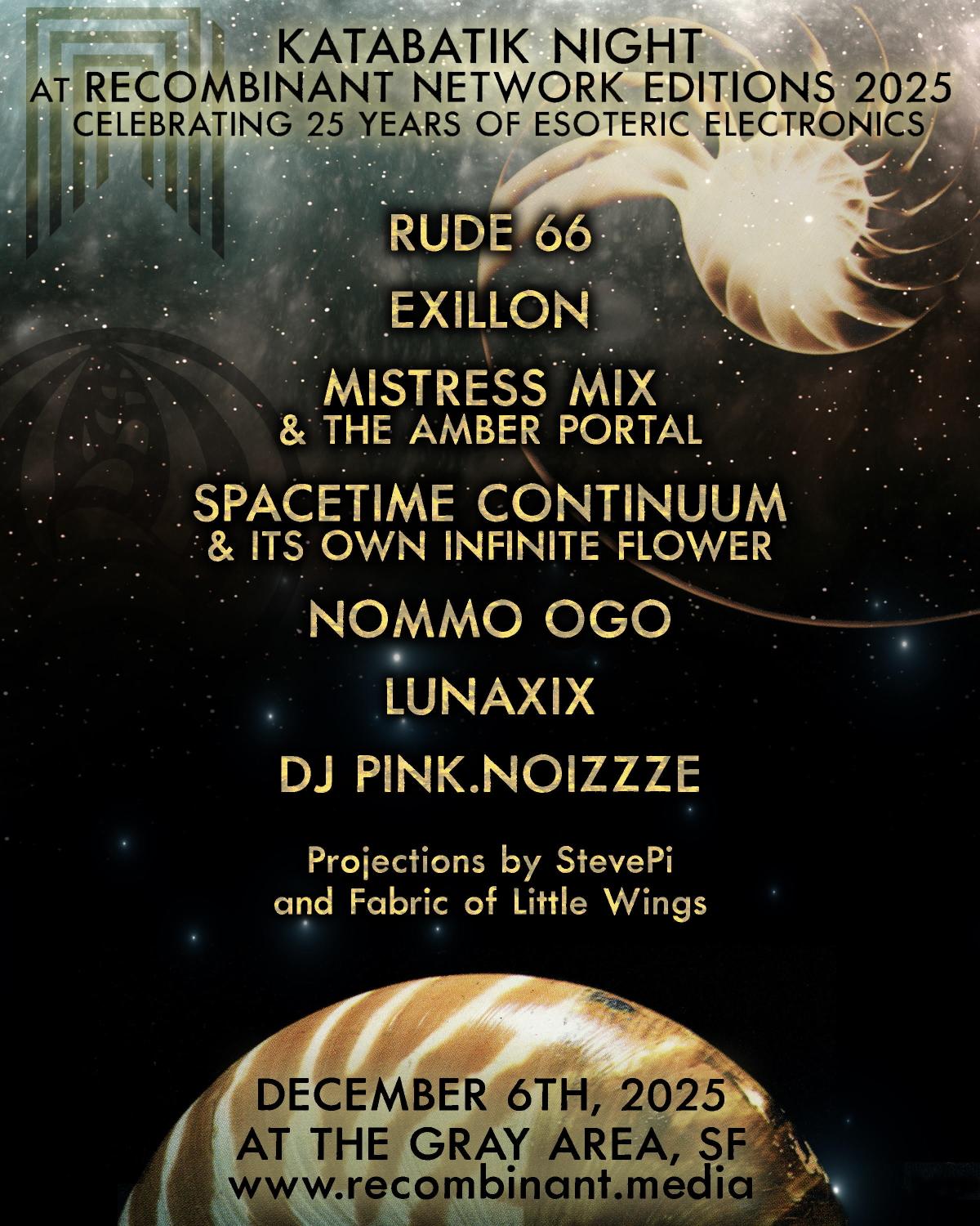 Recombinant Network Editions 2025 (Katabatik)