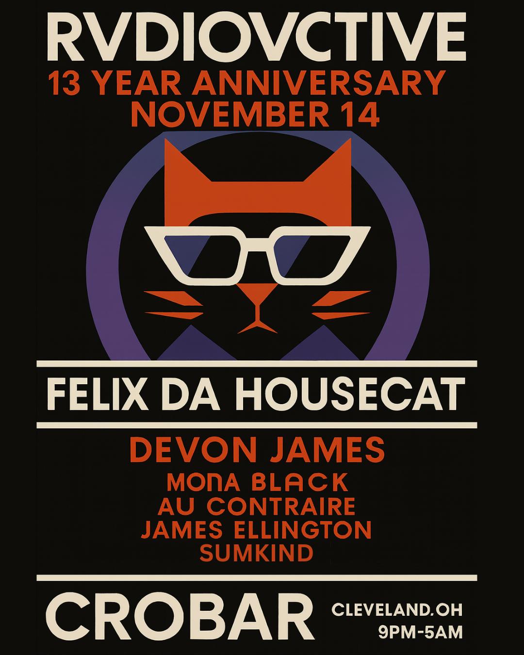 Rvdiovctive 13 Year Anniversary: Felix Da Housecat