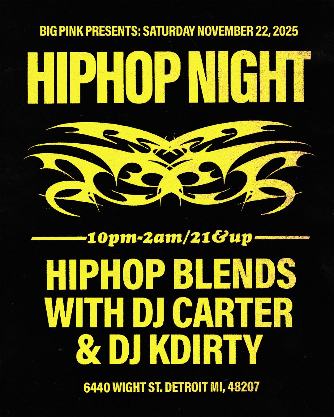 Hip Hop Night: Dj Carter & Dj Kdirty