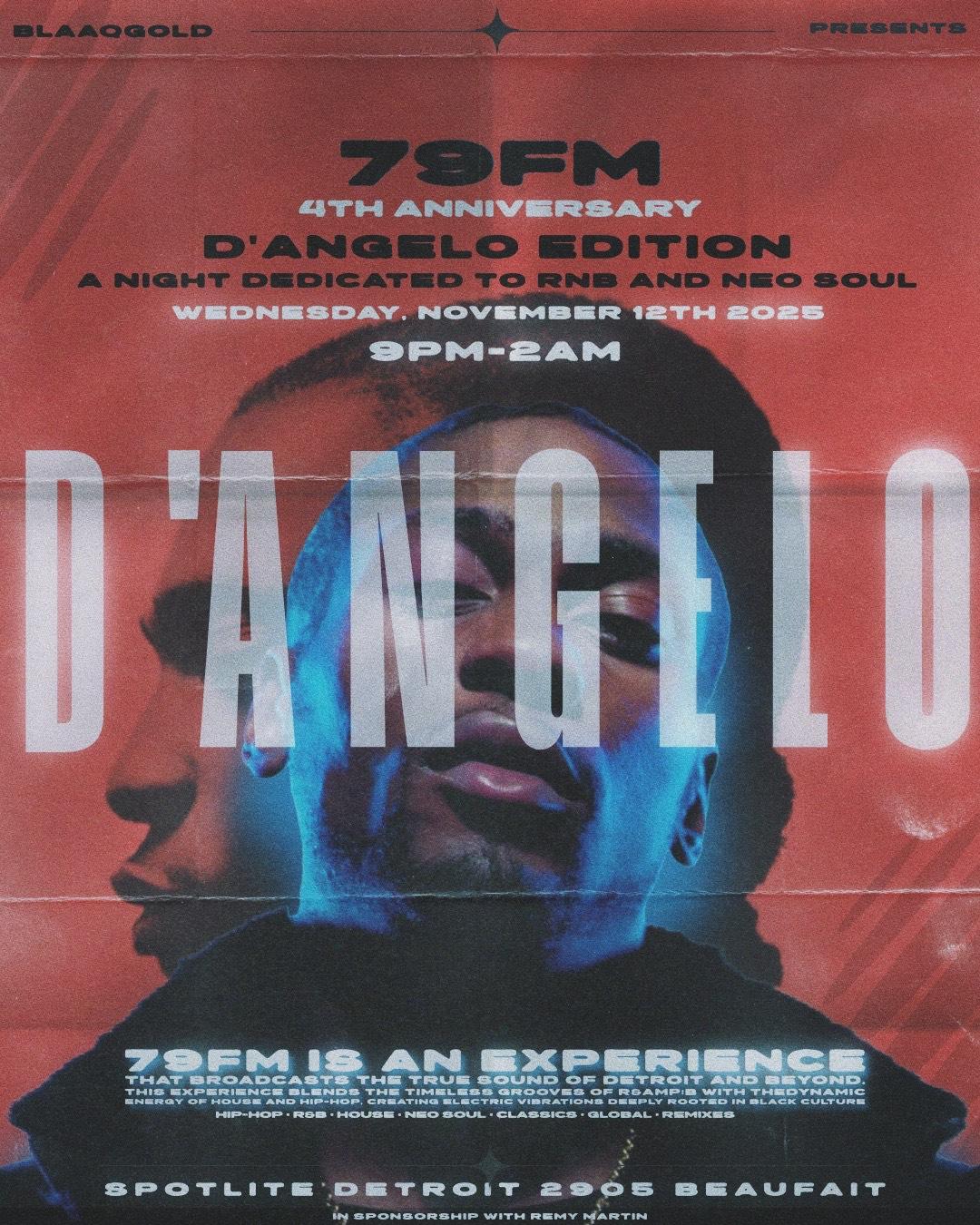 79Fm 4Th Anniversary - D'Angelo Edition