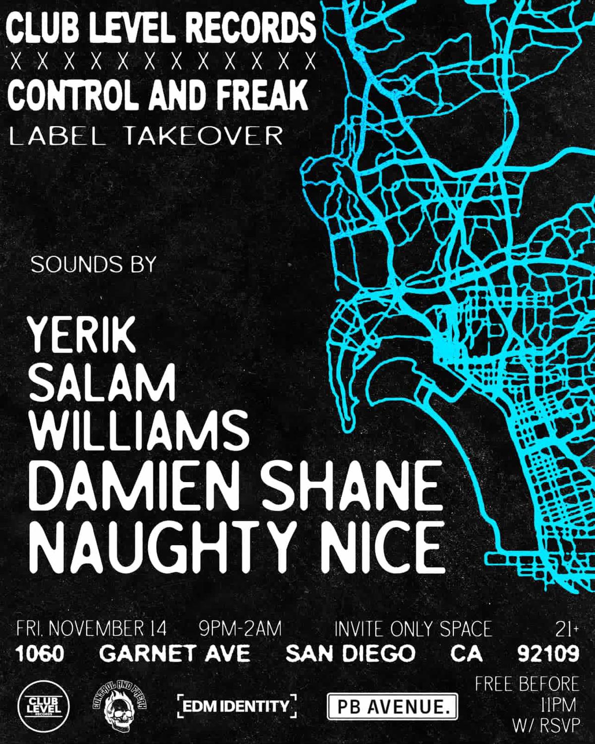 Club Level Records X Control And Freak Label Takeover