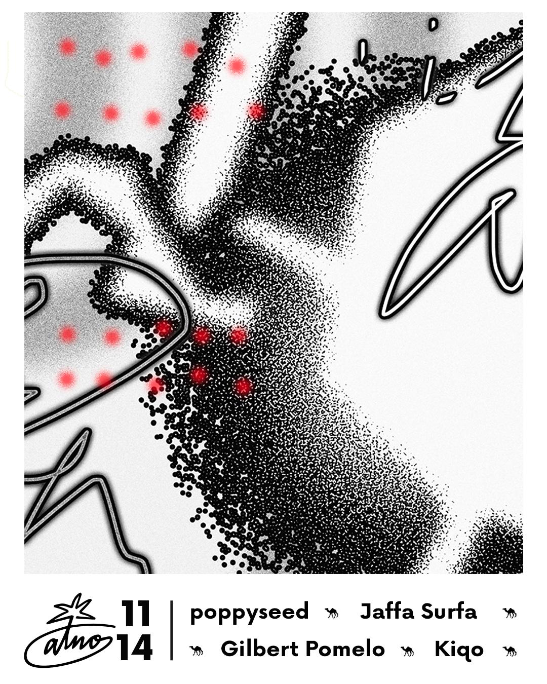 Atno 1114: Poppyseed, Gilbert Pomelo, Kiqo, Jaffa Surfa