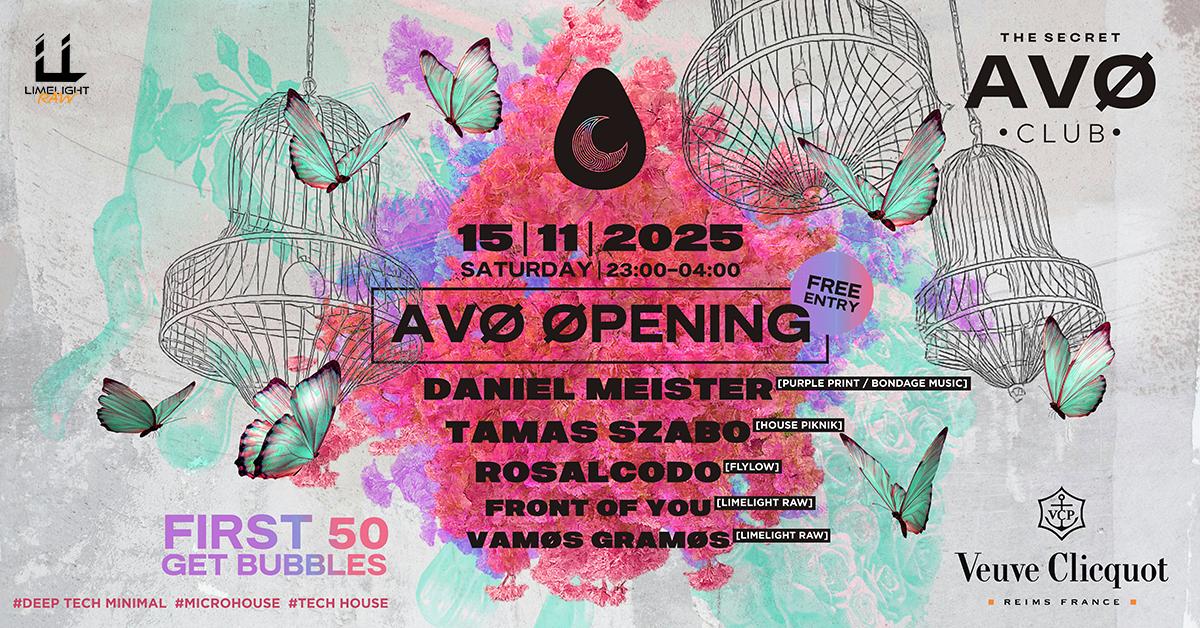 Avø Club • Øpening • 11.15