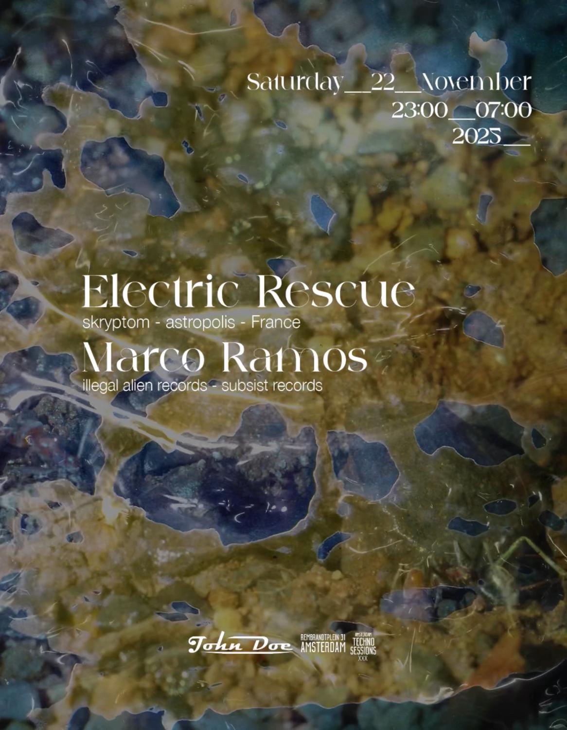 Amsterdam Techno Sessions With Electric Rescue (Skryptöm - Möd3Rn) France