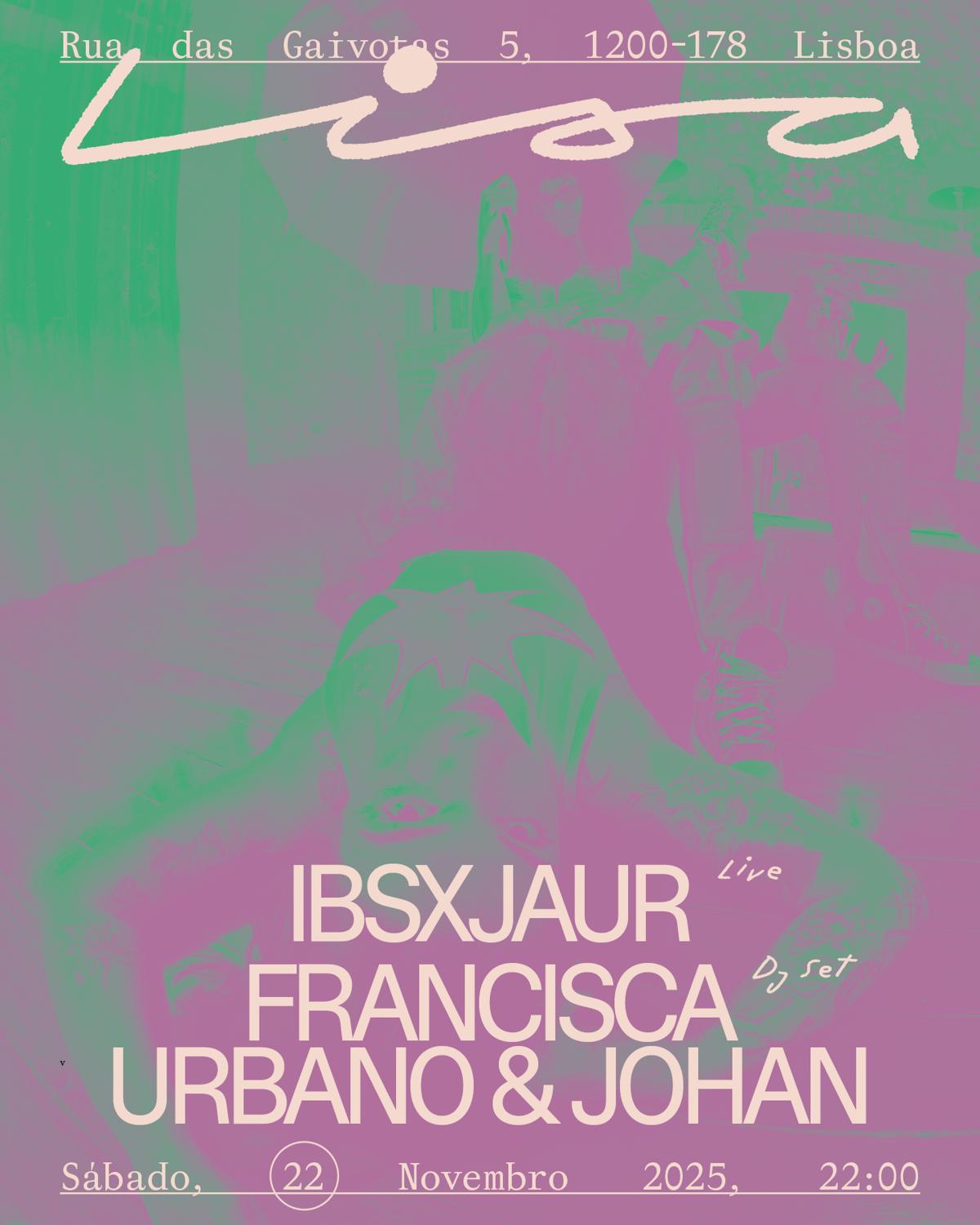 Sala Lisa: Ibsxjaur (Live), Johan & Francisca Urbano