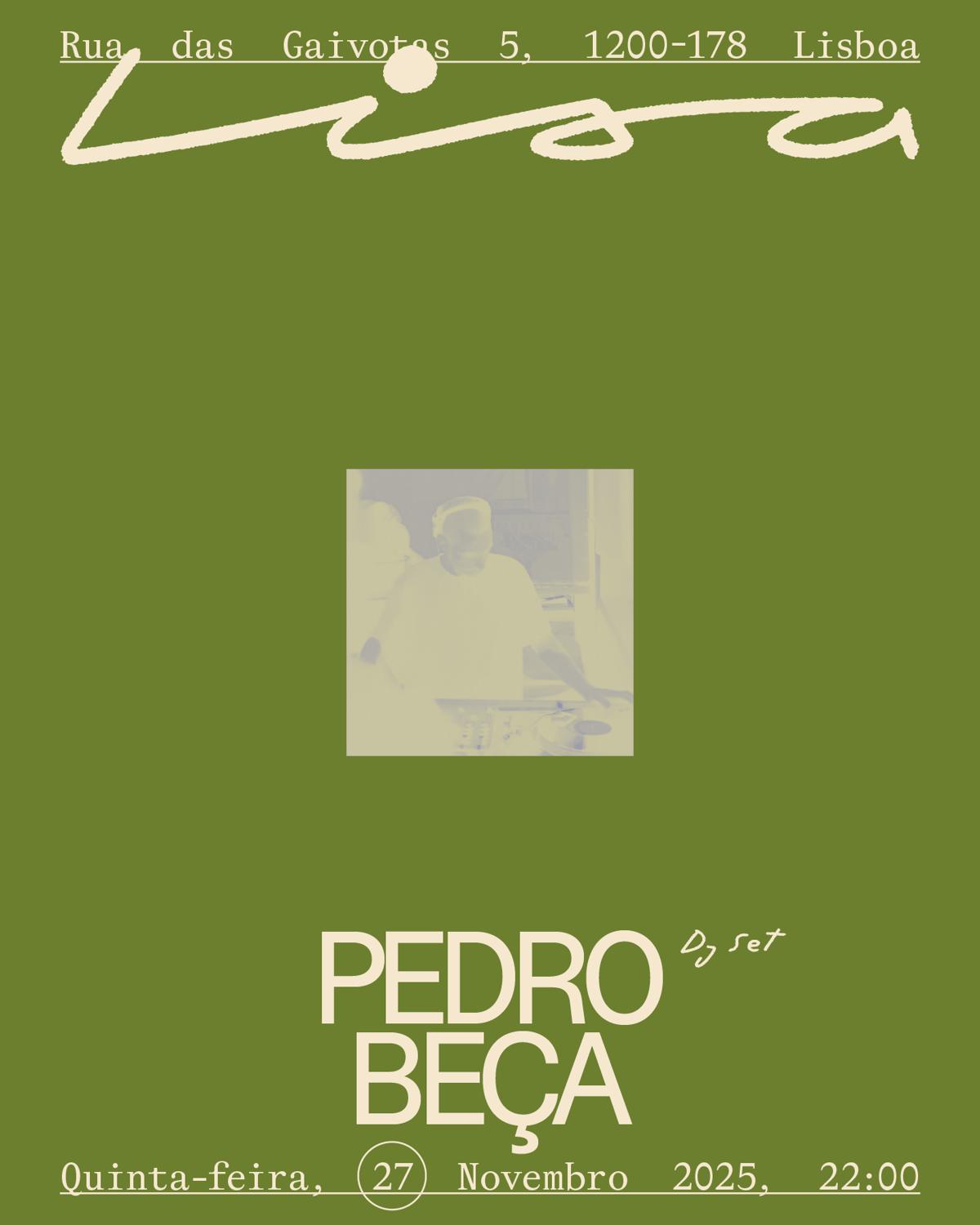 Sala Lisa: Pedro Beça