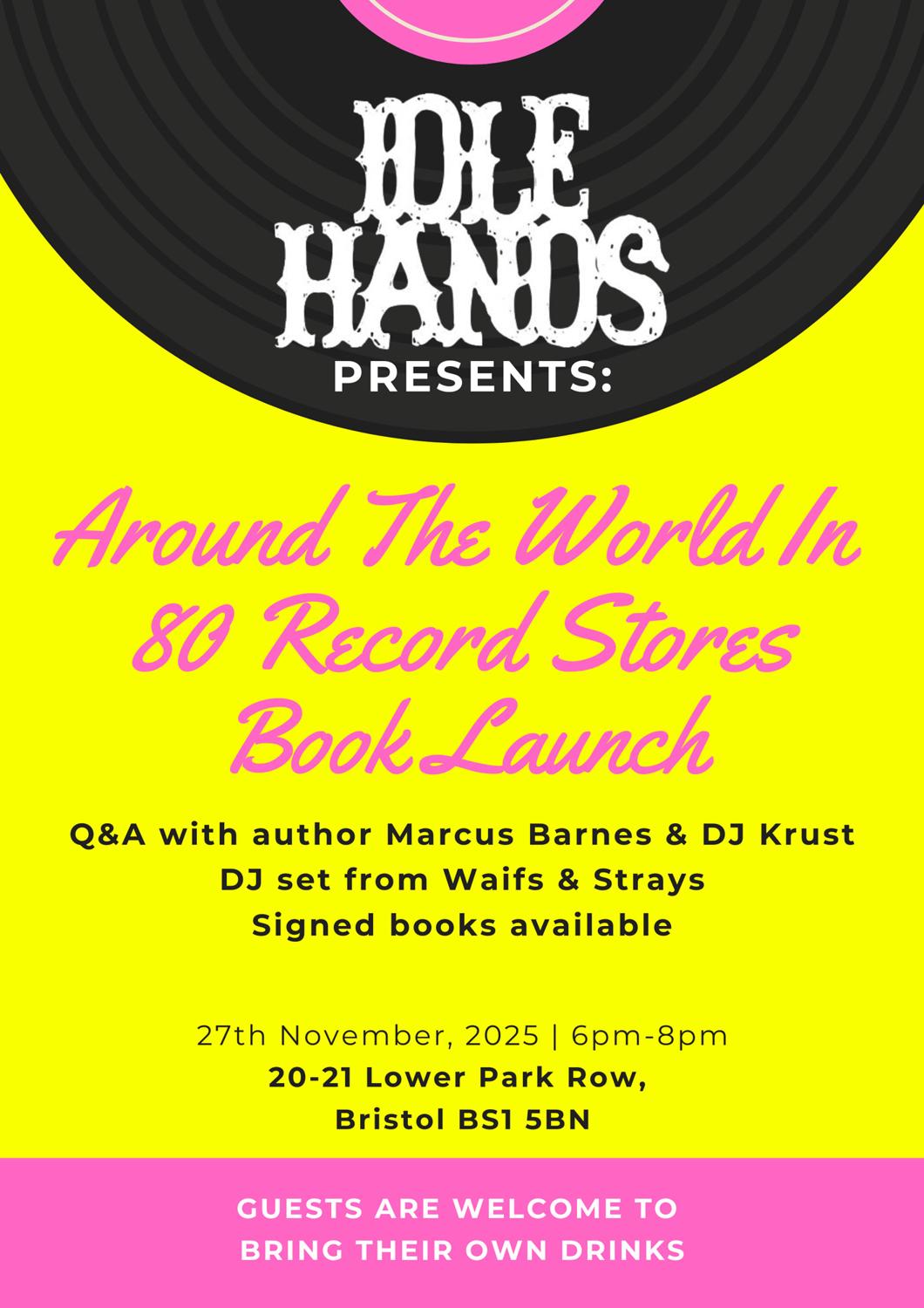 Around The World In 80 Record Stores Book Launch